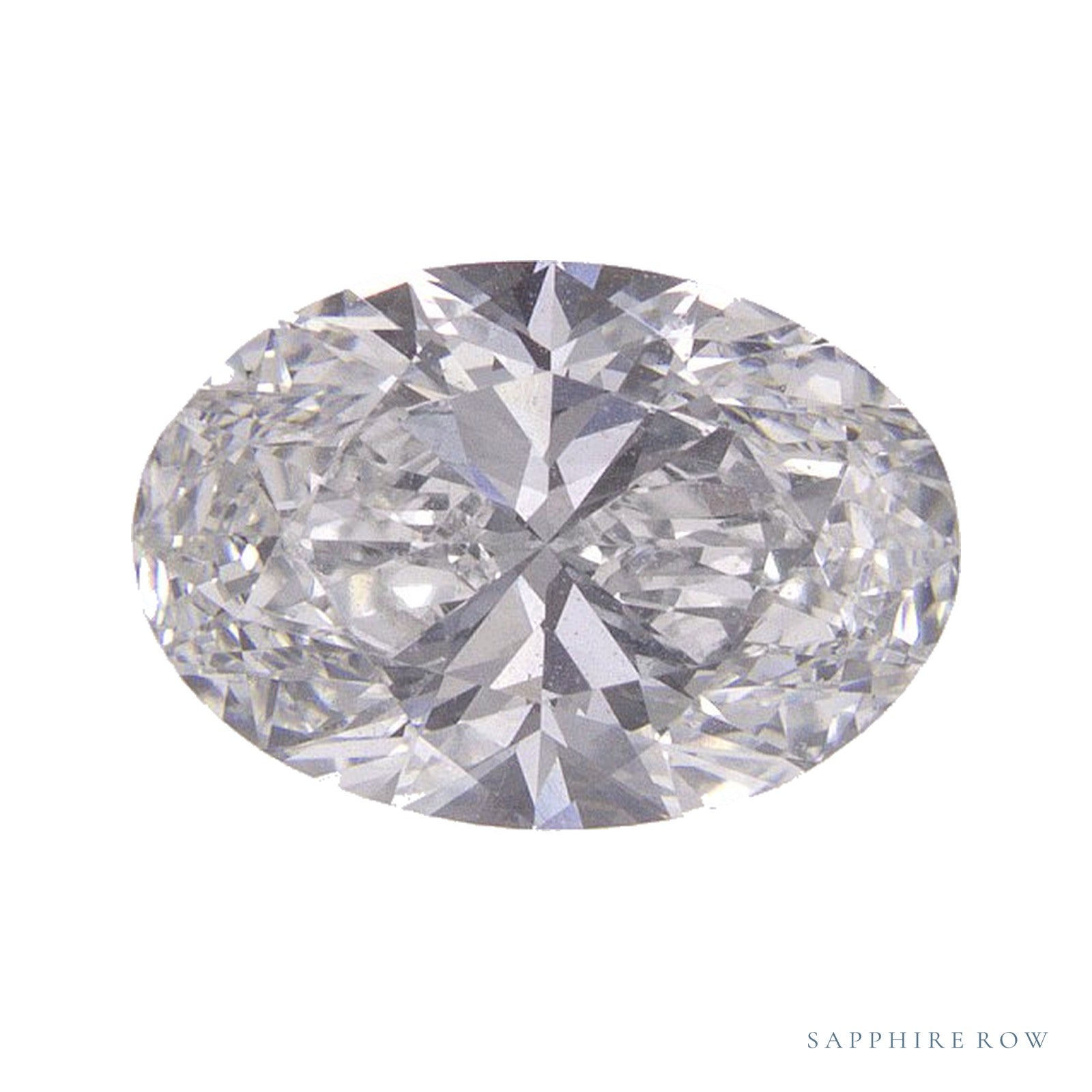1.42 ct lab-grown diamond, oval cut | Sapphire Row · cut4