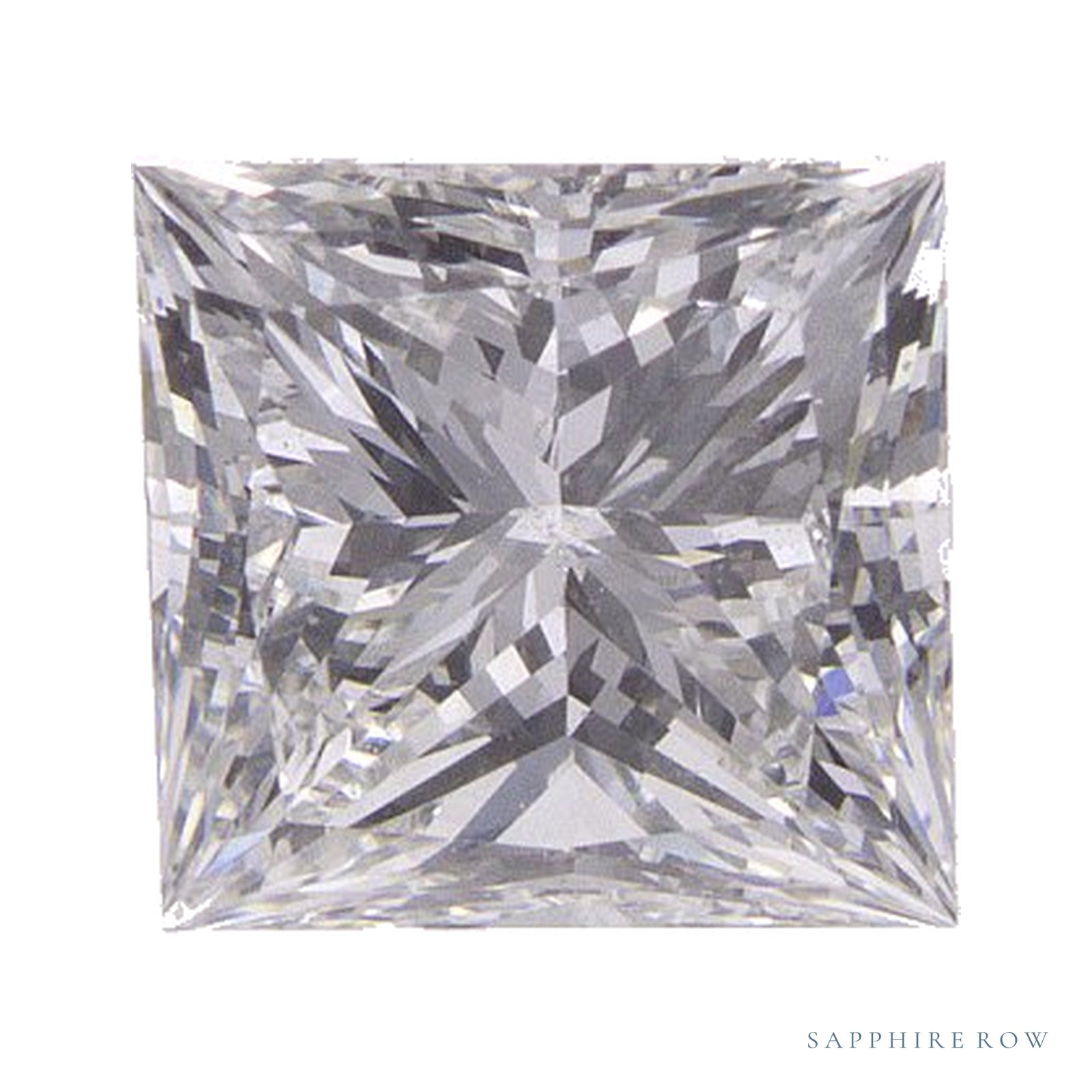 1.42 ct lab-grown diamond, square cut | Sapphire Row · cut4
