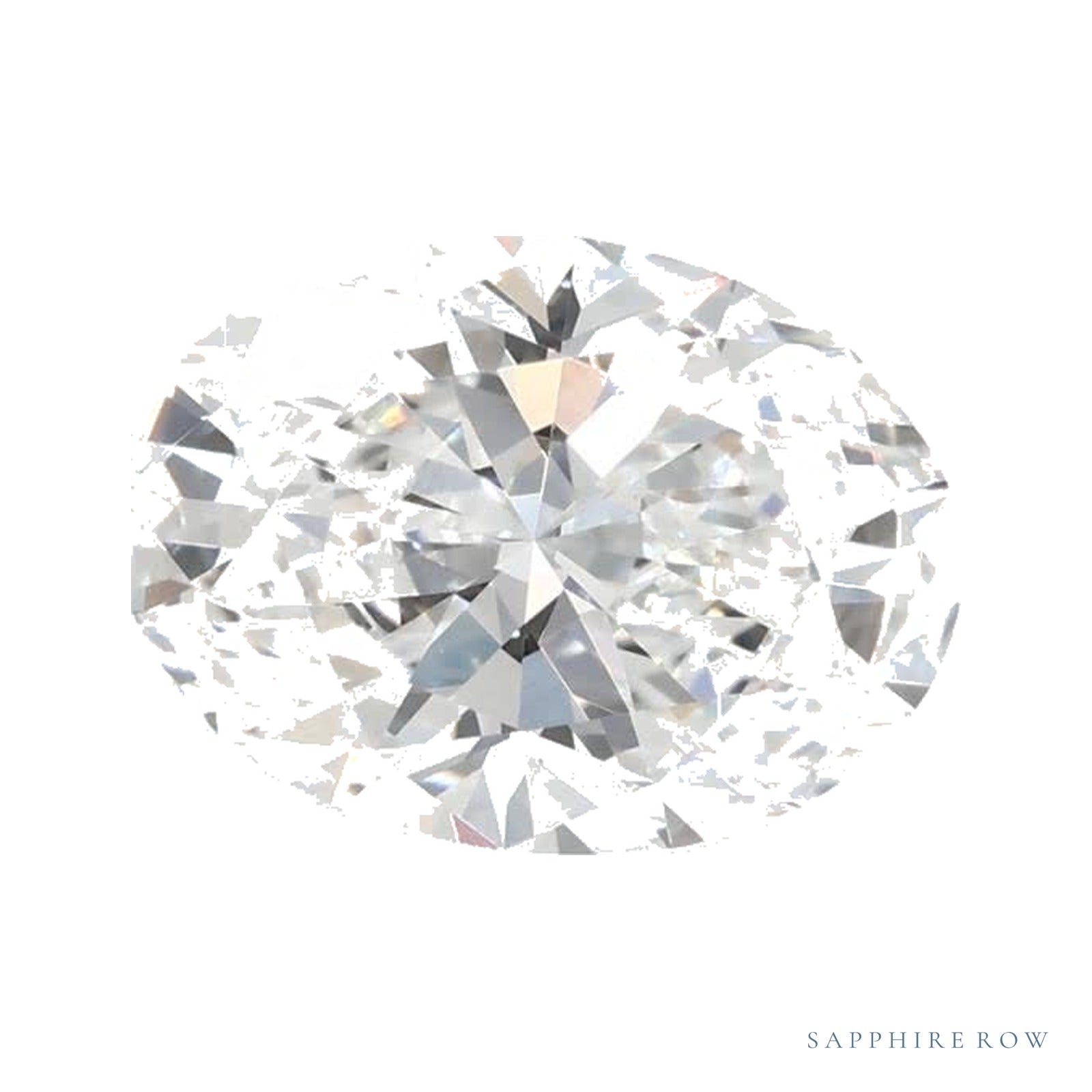 1.42 ct lab-grown diamond, oval cut | Sapphire Row · cut4