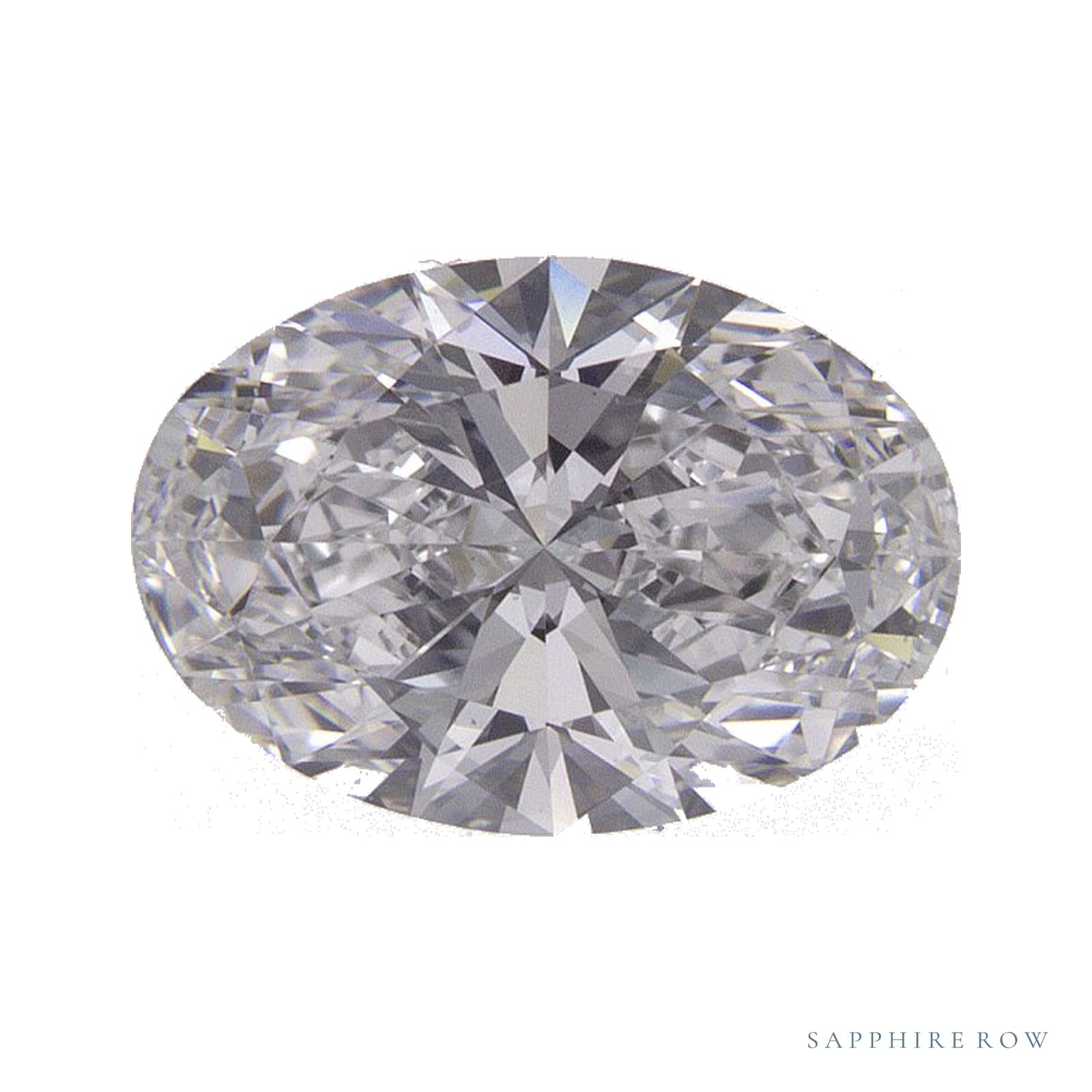 1.42 ct lab-grown diamond, oval cut | Sapphire Row · cut4
