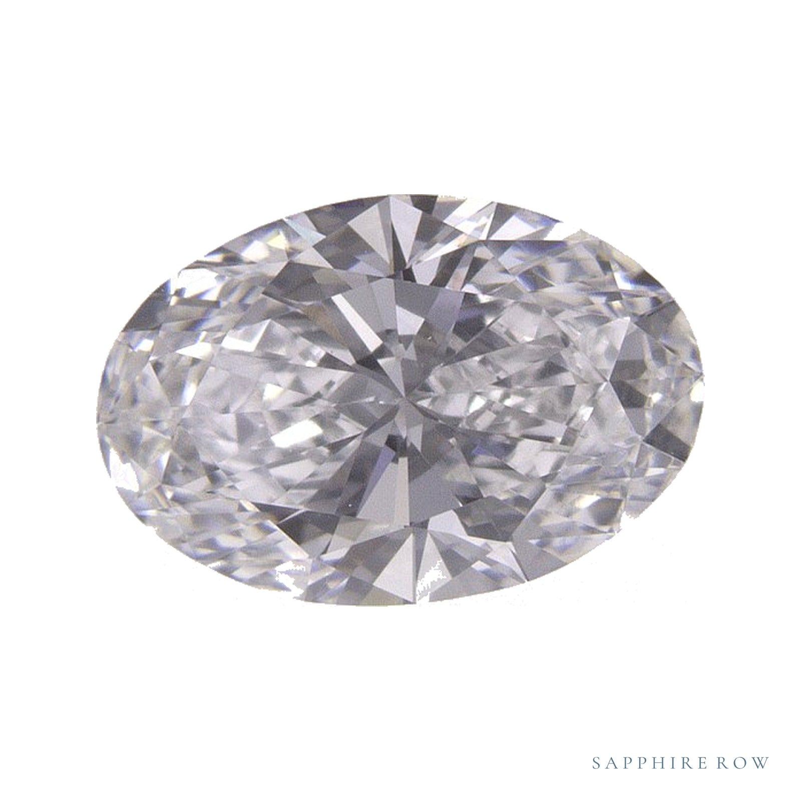 1.42 ct lab-grown diamond, oval cut | Sapphire Row · cut4