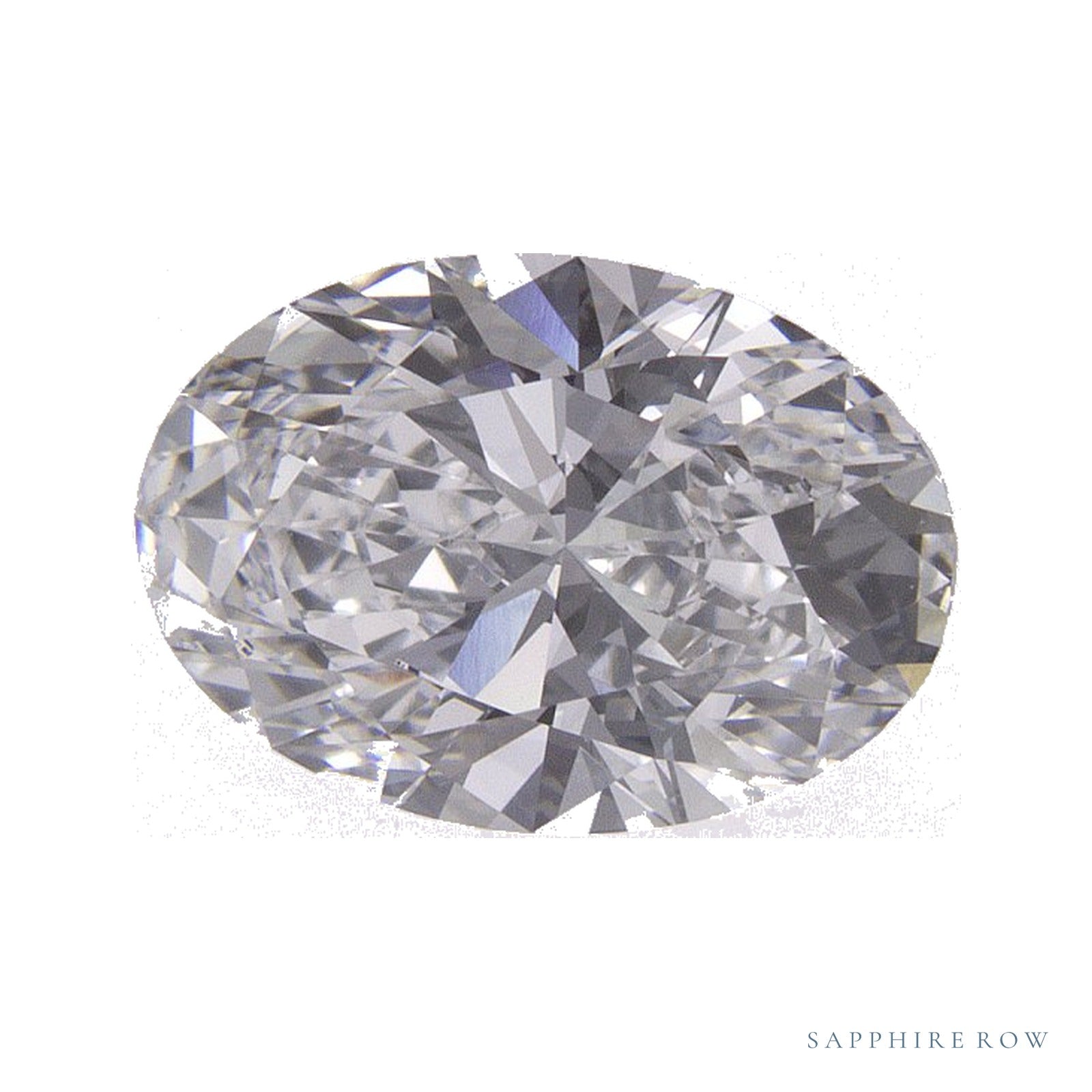 1.42 ct lab-grown diamond, oval cut | Sapphire Row · cut4