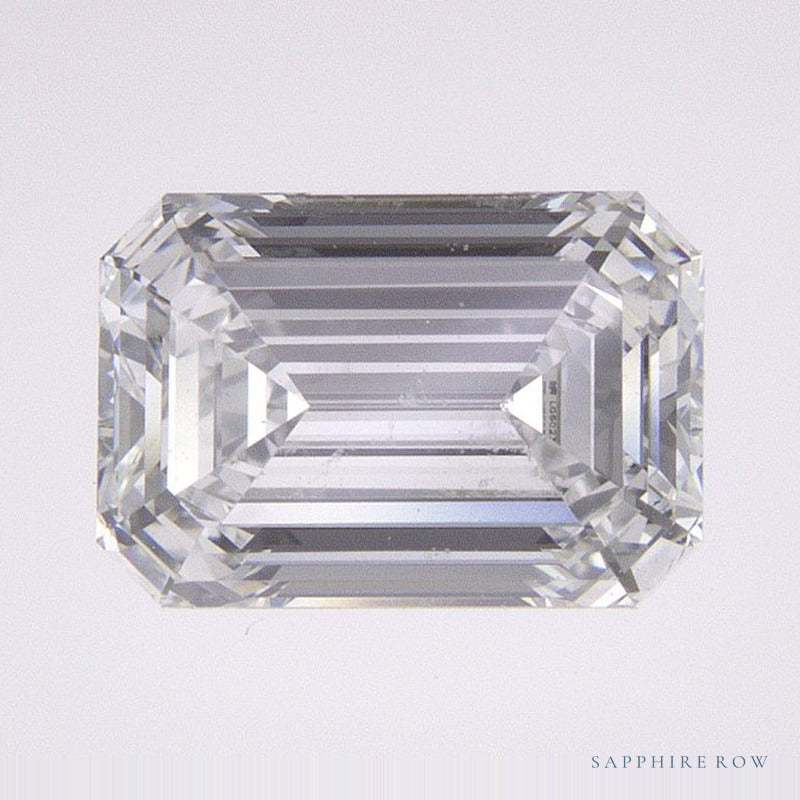 1.42 ct lab-grown diamond, emerald cut | Sapphire Row · cut6