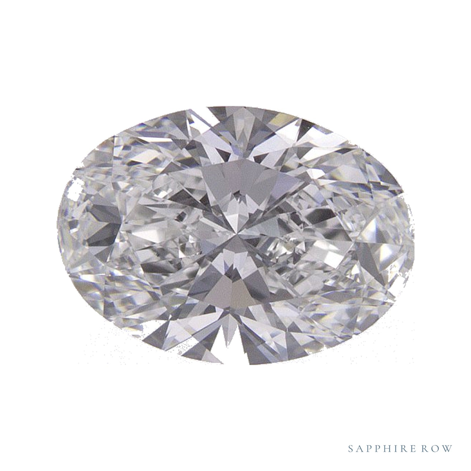 1.42 ct lab-grown diamond, oval cut | Sapphire Row · cut4