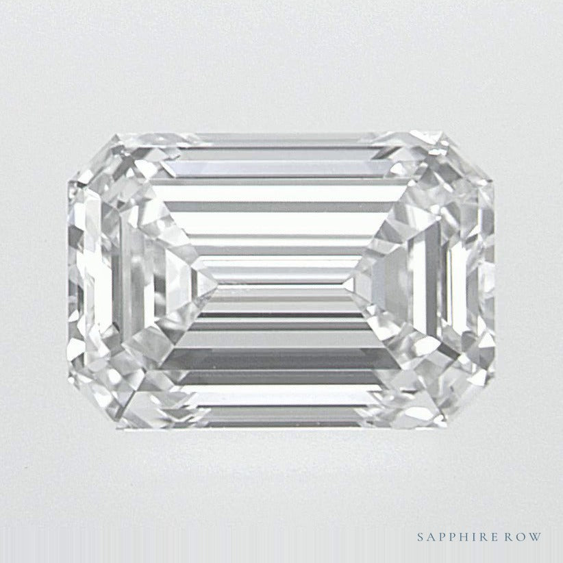 1.42 ct lab-grown diamond, emerald cut | Sapphire Row · cut6