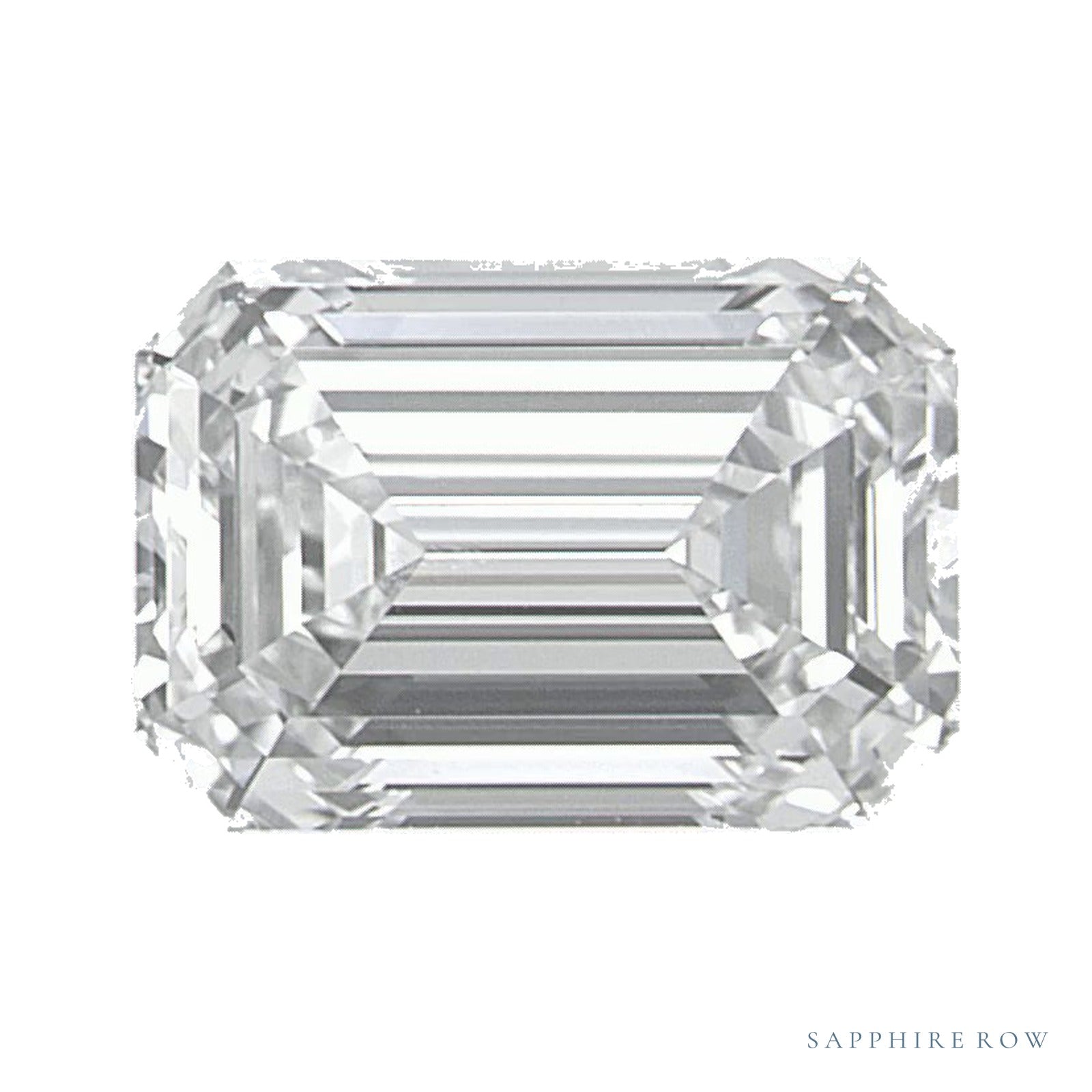 1.42 ct lab-grown diamond, emerald cut | Sapphire Row · cut4