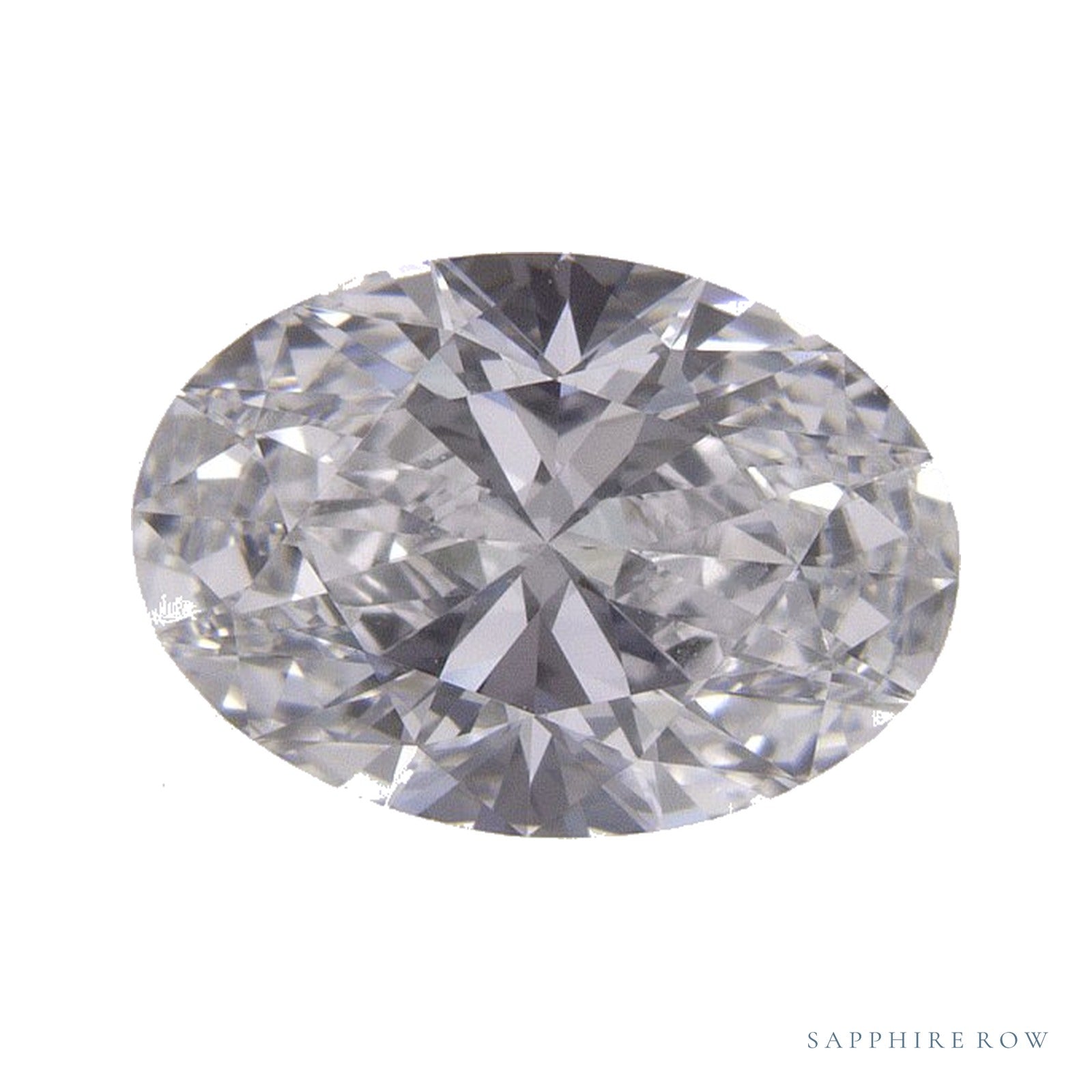 1.42 ct lab-grown diamond, oval cut | Sapphire Row · cut4