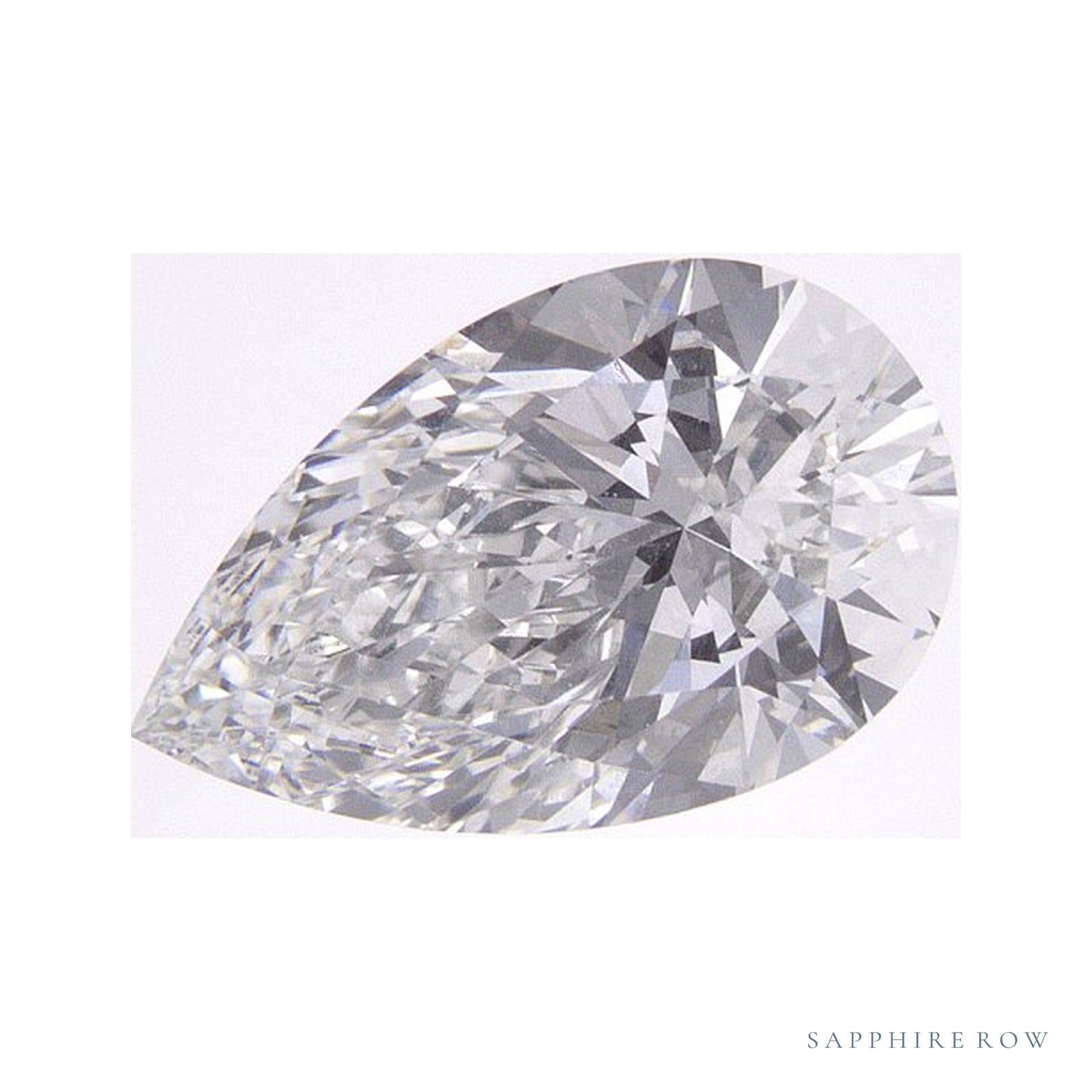 1.42 ct lab-grown diamond, pear cut | Sapphire Row · cut4