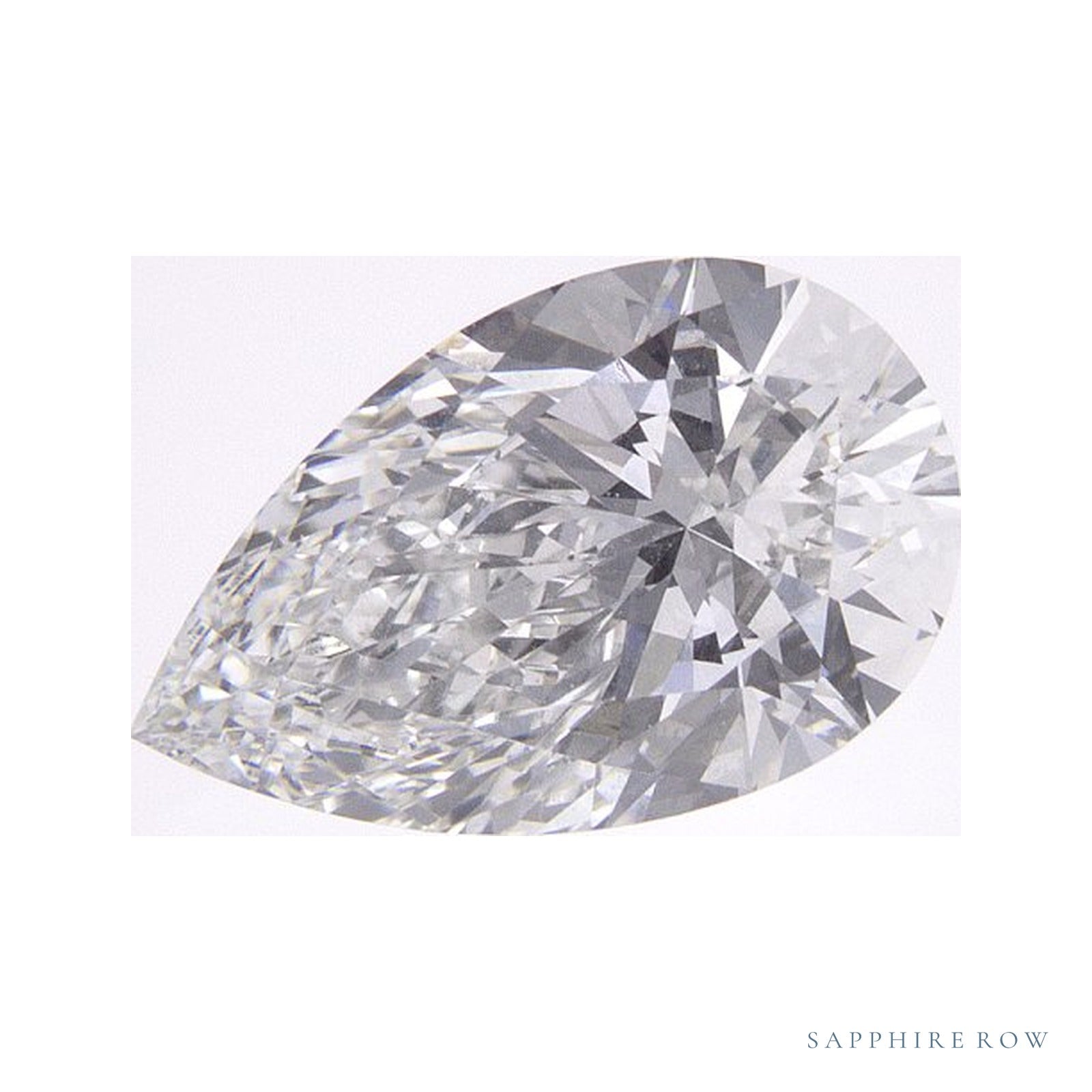 1.42 ct lab-grown diamond, pear cut | Sapphire Row · cut4