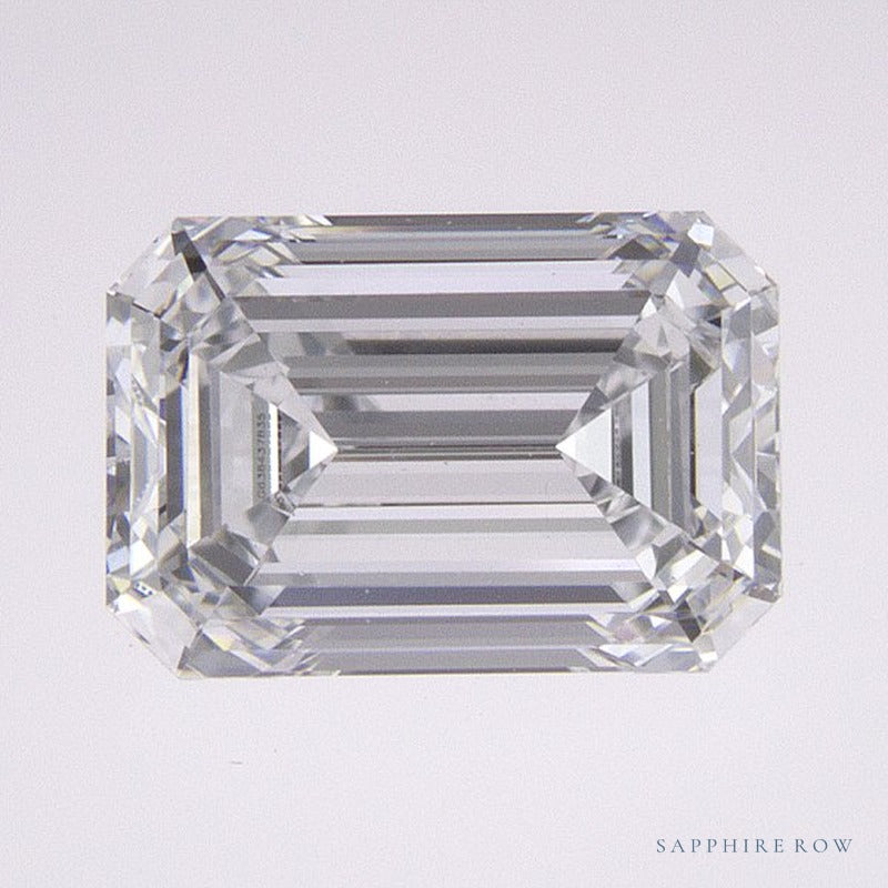 1.42 ct lab-grown diamond, emerald cut | Sapphire Row · cut6