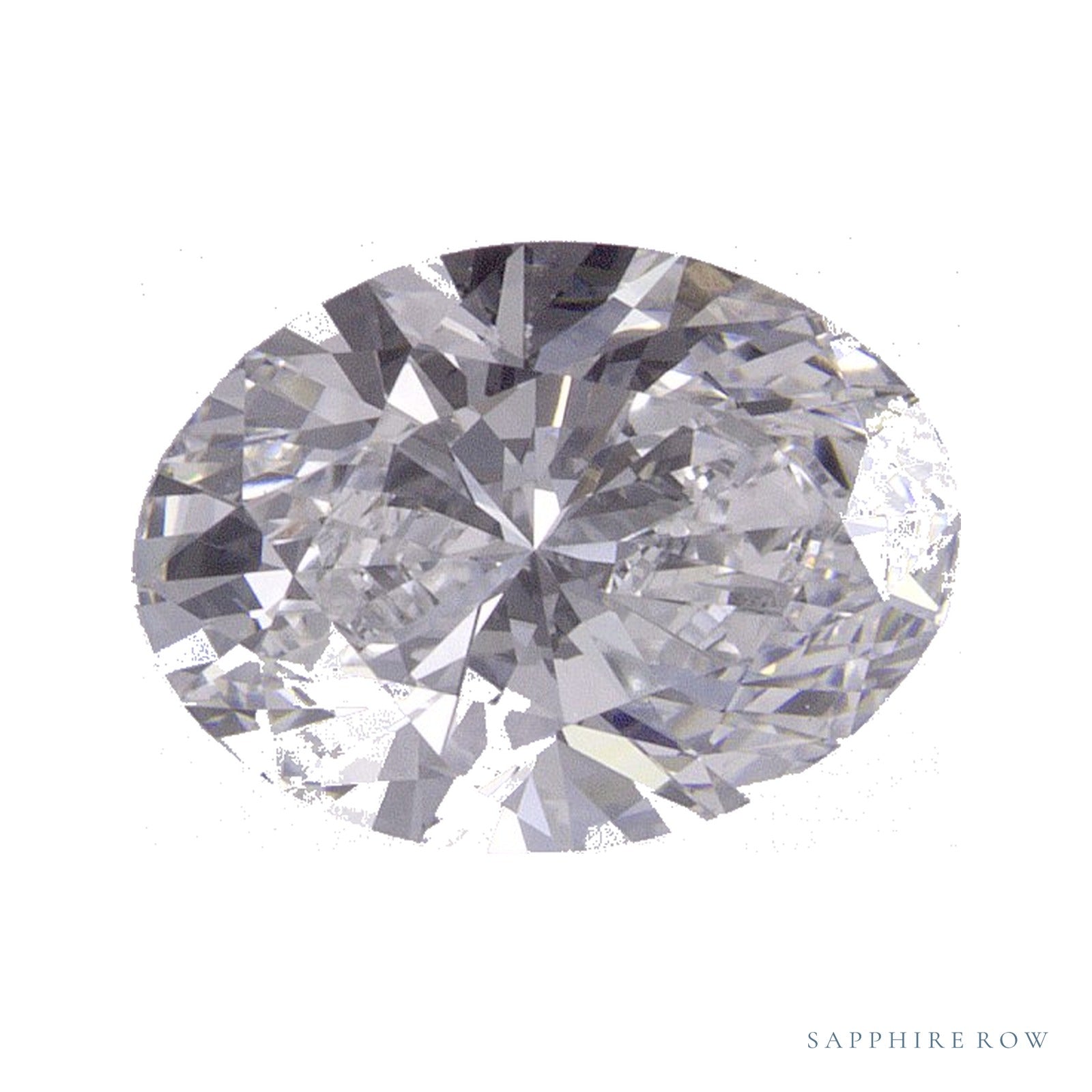 1.42 ct lab-grown diamond, oval cut | Sapphire Row · cut4