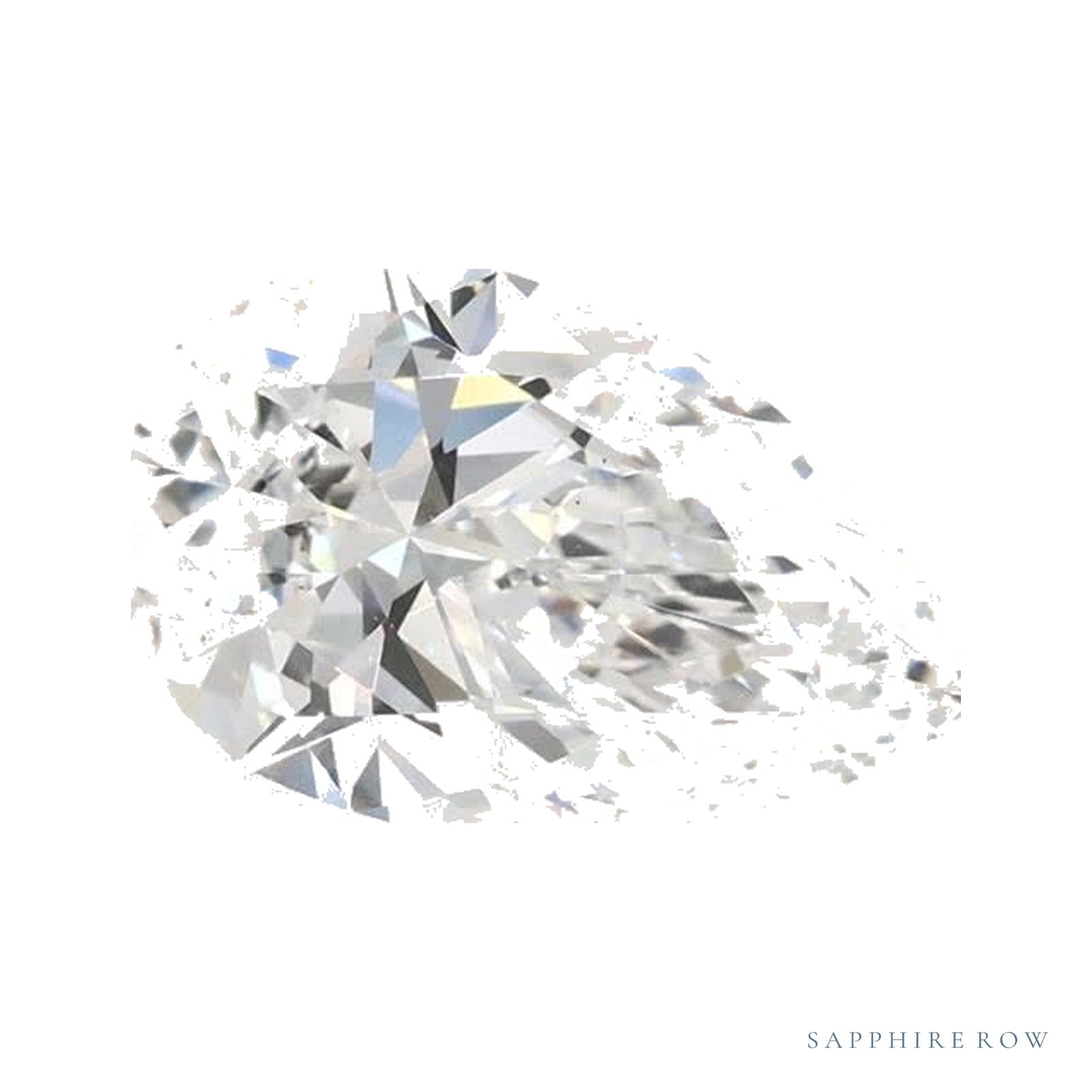 1.41 ct lab-grown diamond, pear cut | Sapphire Row · cut4