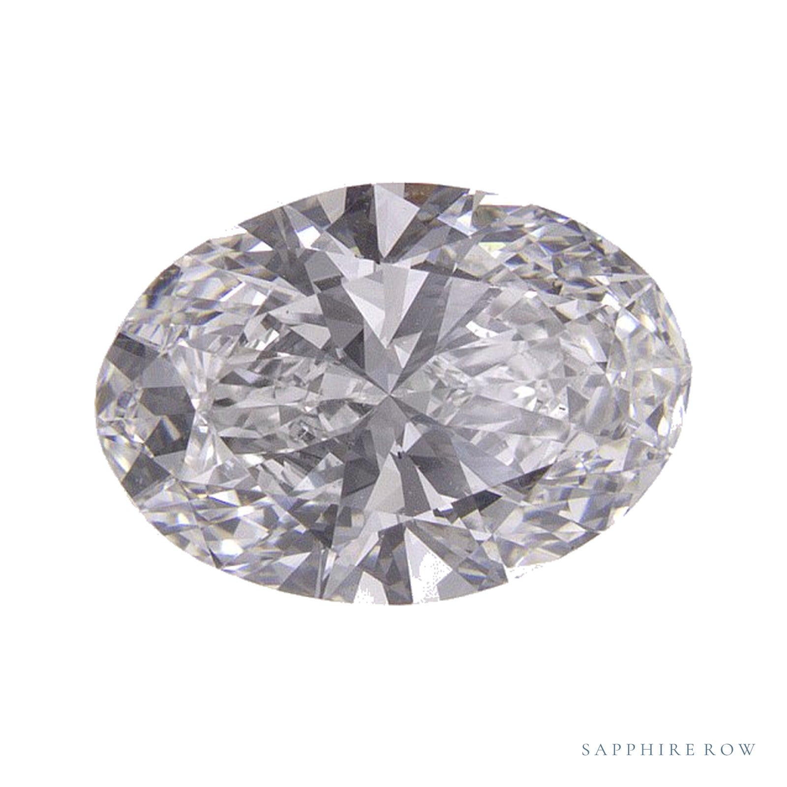1.41 ct lab-grown diamond, oval cut | Sapphire Row · cut4
