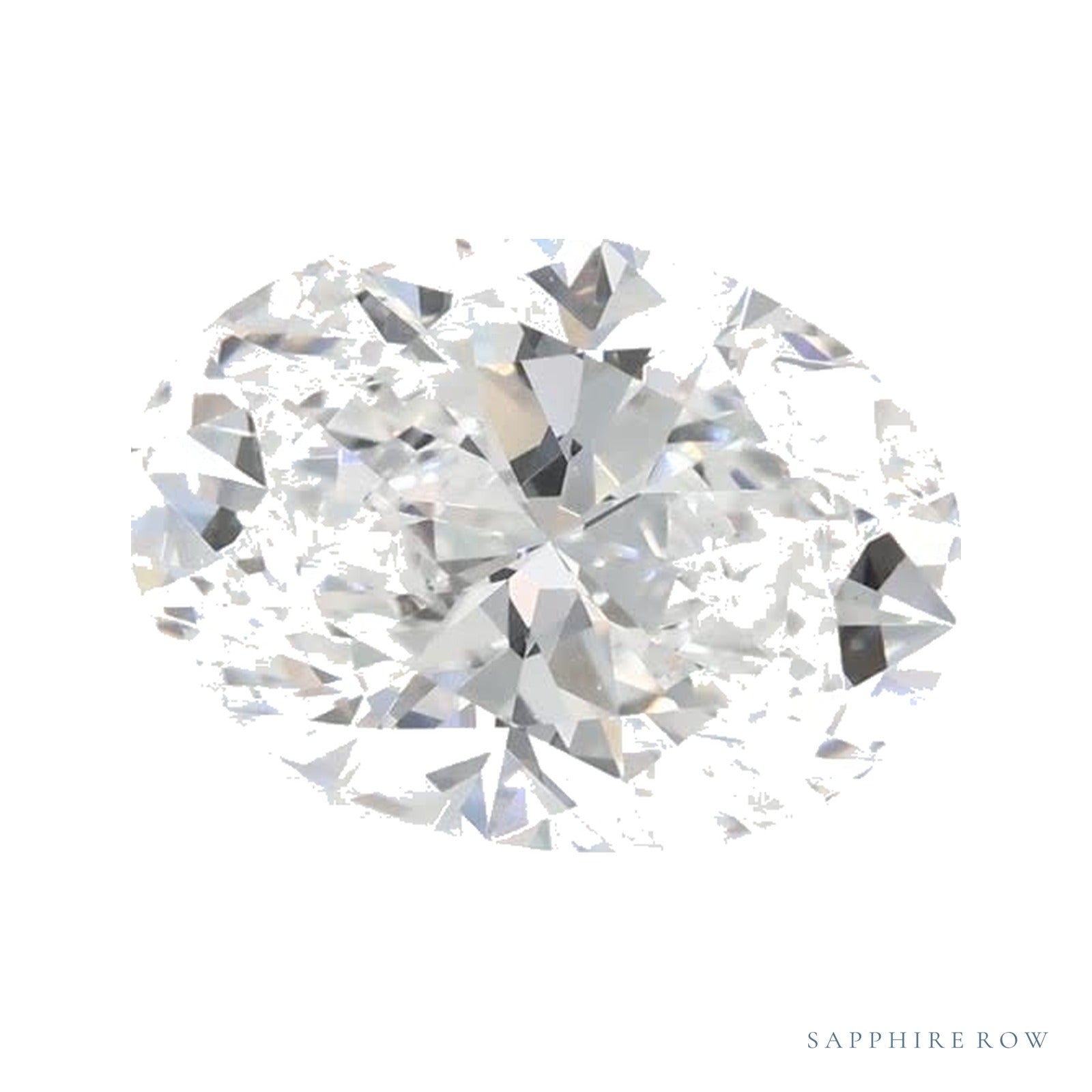 1.41 ct lab-grown diamond, oval cut | Sapphire Row · cut4