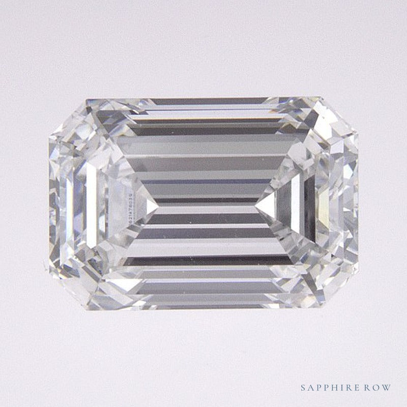 1.41 ct lab-grown diamond, emerald cut | Sapphire Row · cut6
