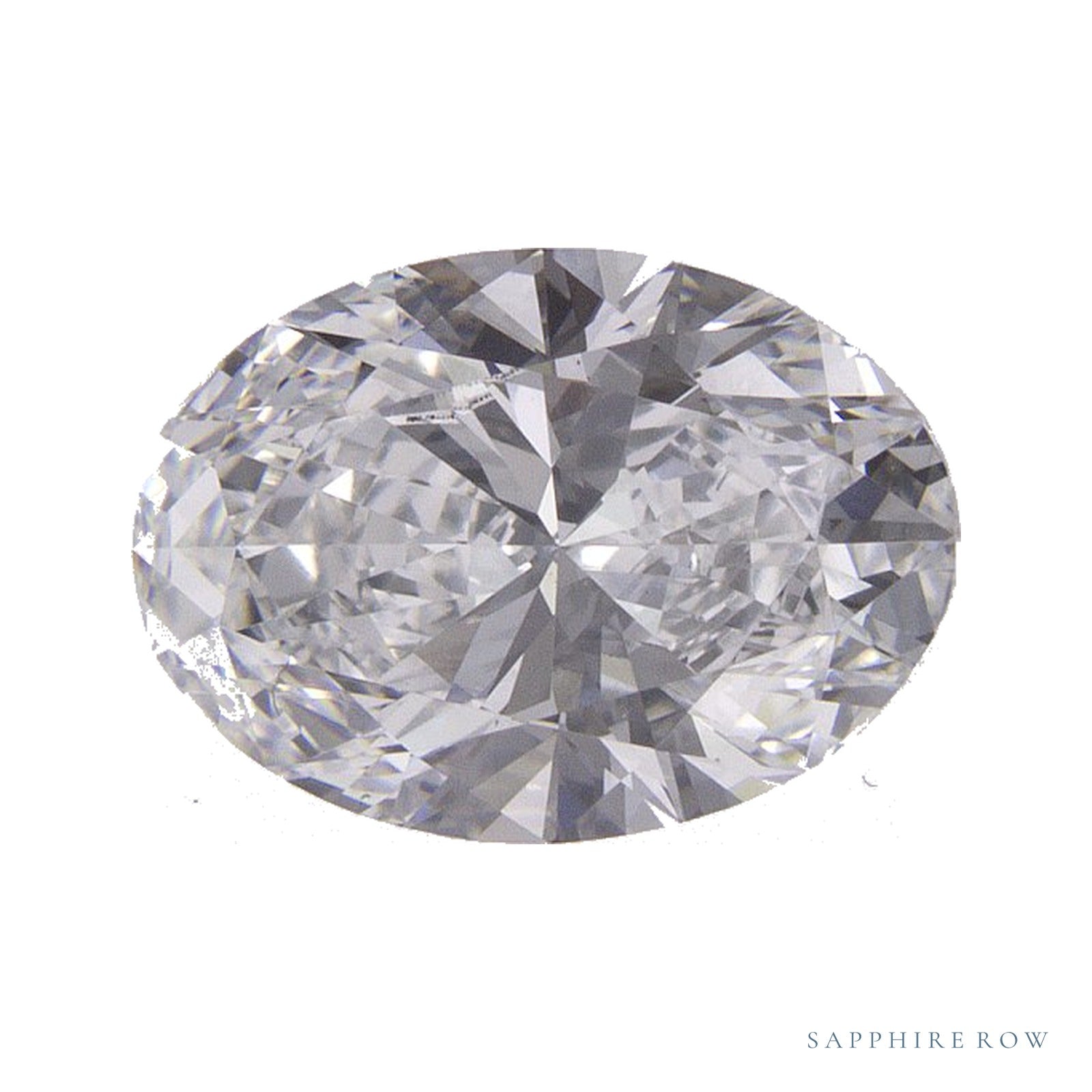 1.41 ct lab-grown diamond, oval cut | Sapphire Row · cut4