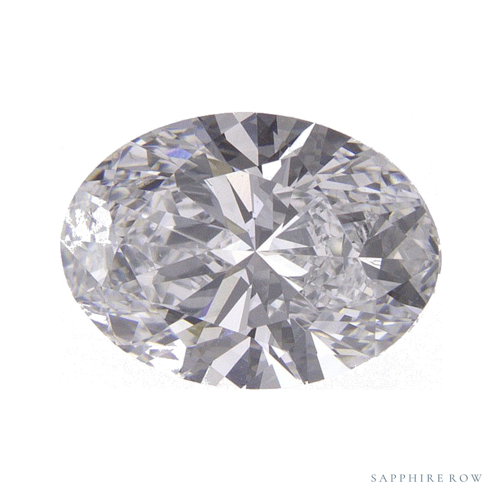 1.41 ct lab-grown diamond, oval cut | Sapphire Row · cut4