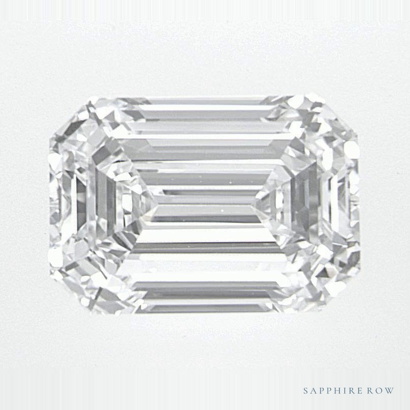 1.41 ct lab-grown diamond, emerald cut | Sapphire Row · cut7