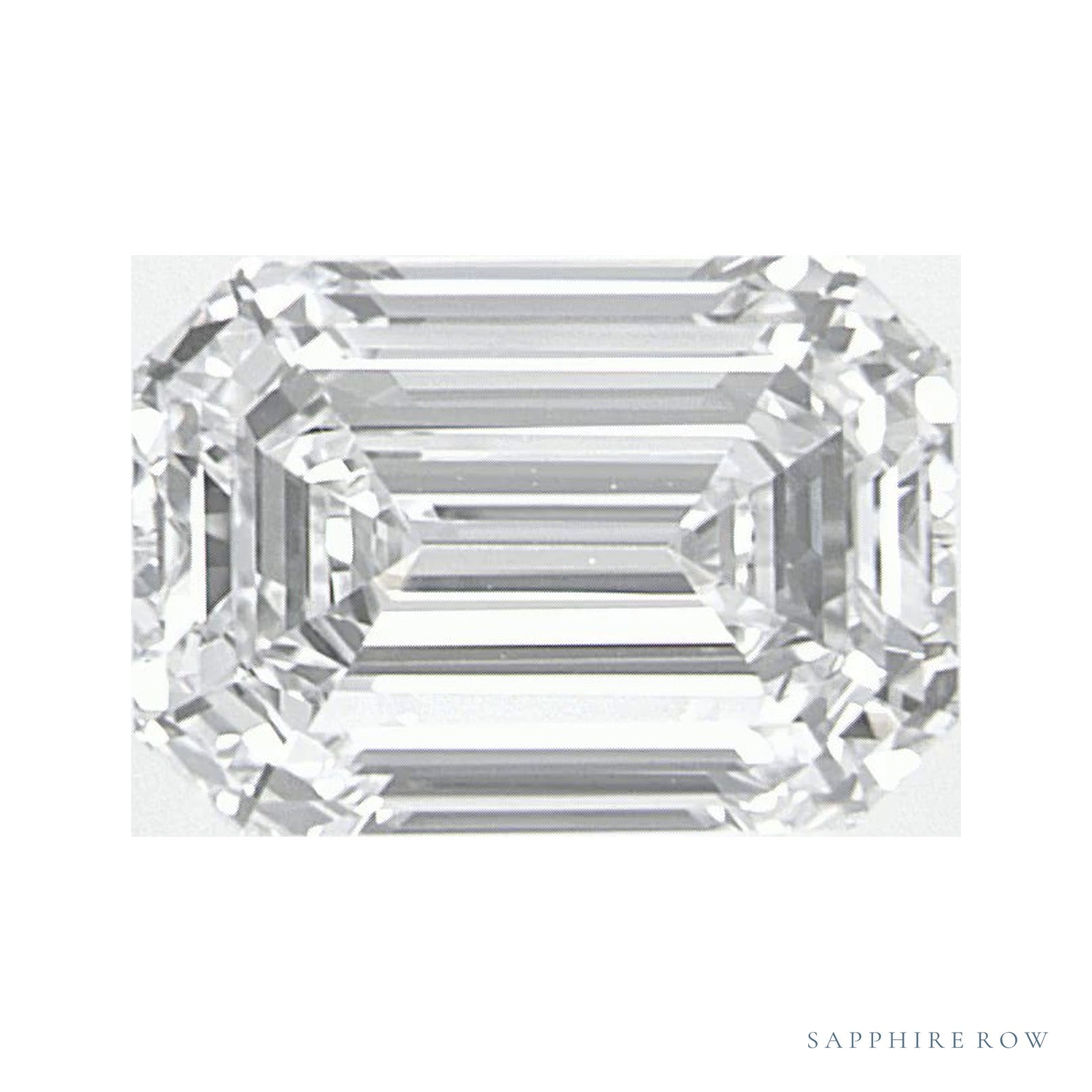 1.41 ct lab-grown diamond, emerald cut | Sapphire Row · cut4