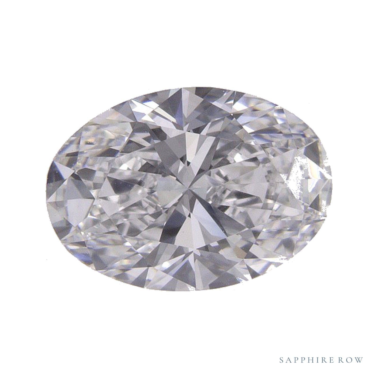 1.41 ct lab-grown diamond, oval cut | Sapphire Row · cut4