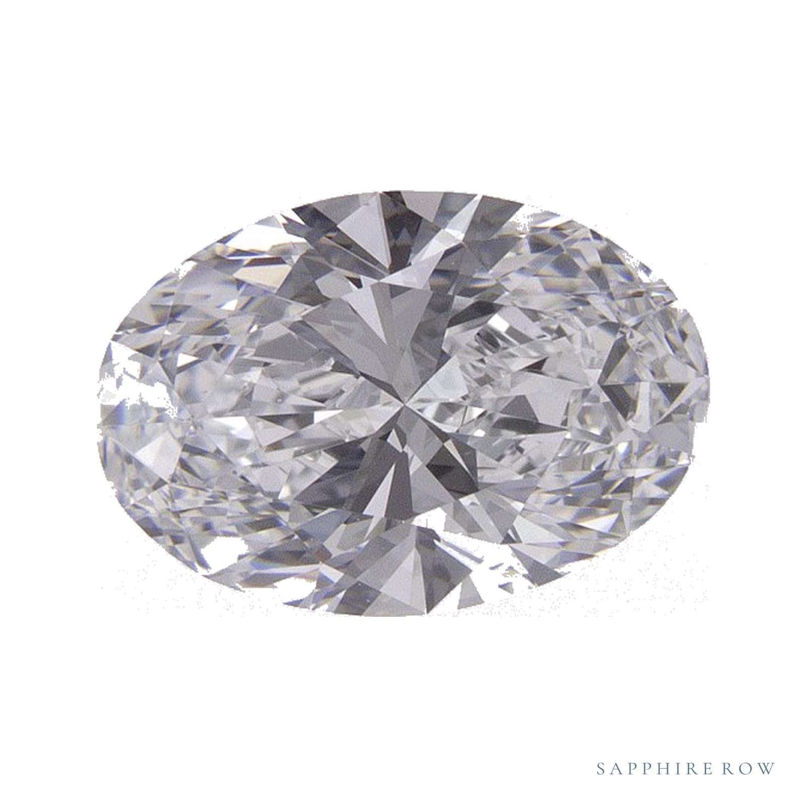 1.41 ct lab-grown diamond, oval cut | Sapphire Row · cut4