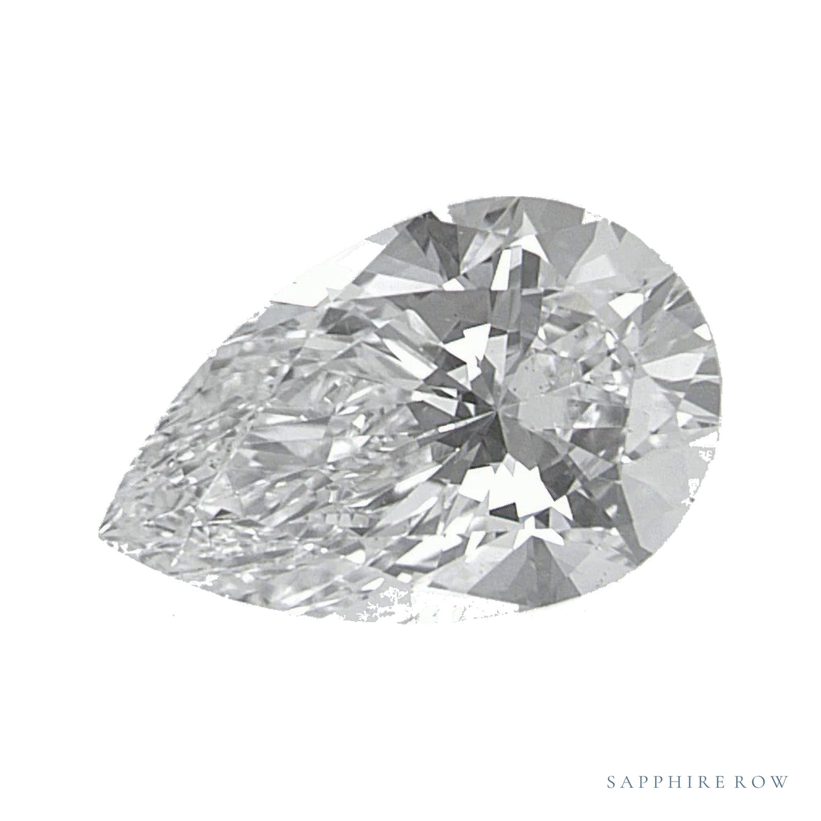 1.41 ct lab-grown diamond, pear cut | Sapphire Row · cut4