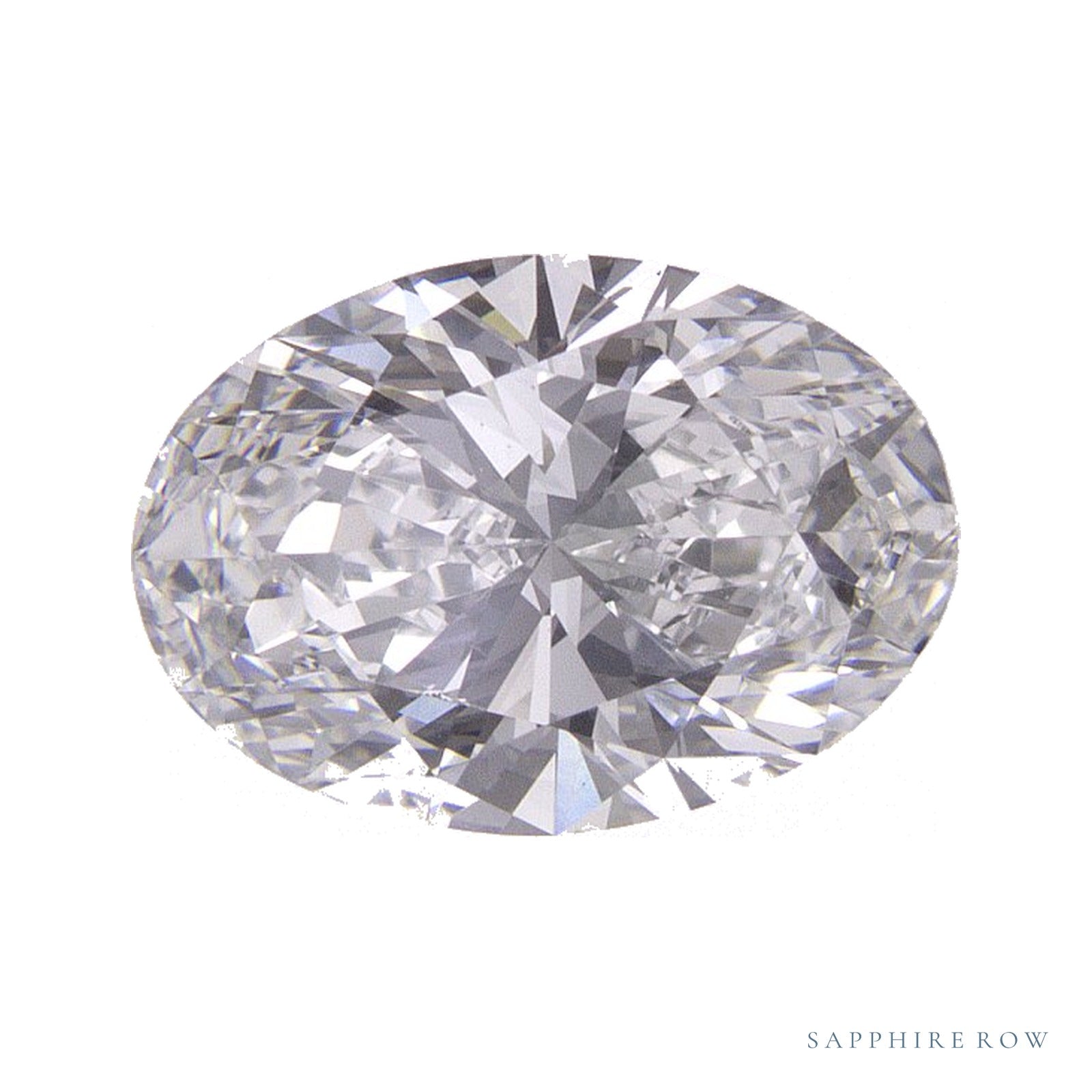 1.41 ct lab-grown diamond, oval cut | Sapphire Row · cut4