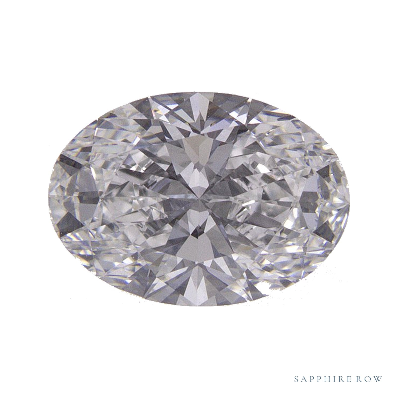 1.41 ct lab-grown diamond, oval cut | Sapphire Row · cut4