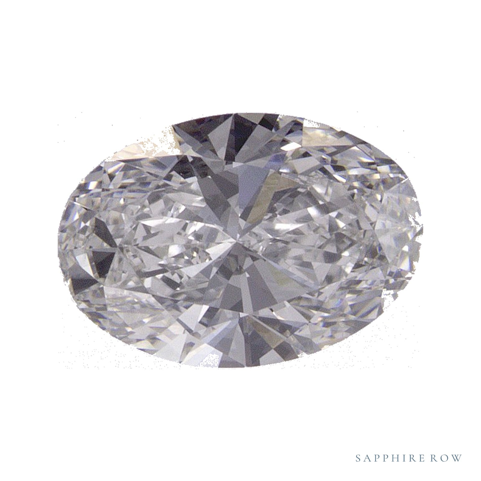 1.41 ct lab-grown diamond, oval cut | Sapphire Row · cut4