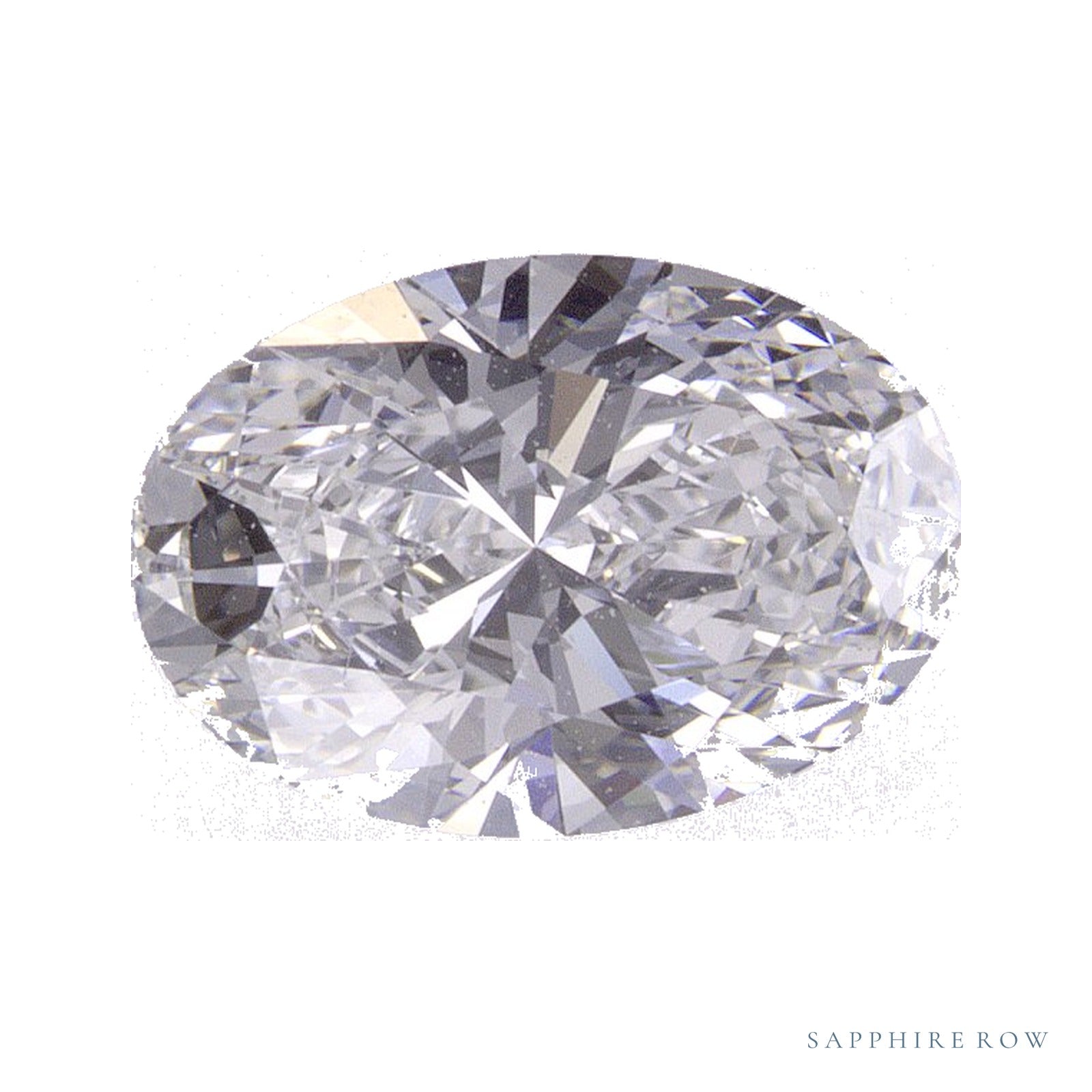 1.41 ct lab-grown diamond, oval cut | Sapphire Row · cut4