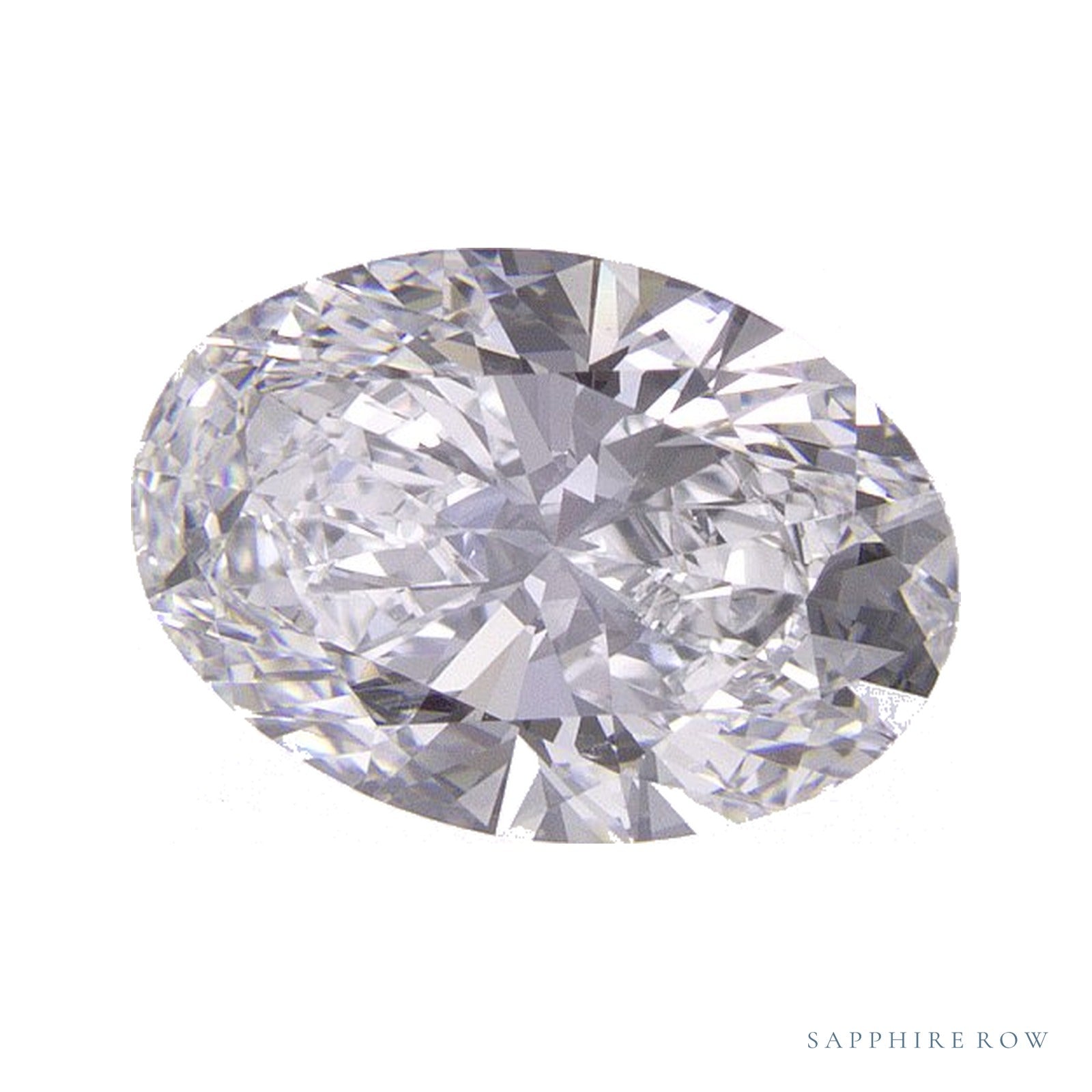 1.41 ct lab-grown diamond, oval cut | Sapphire Row · cut4