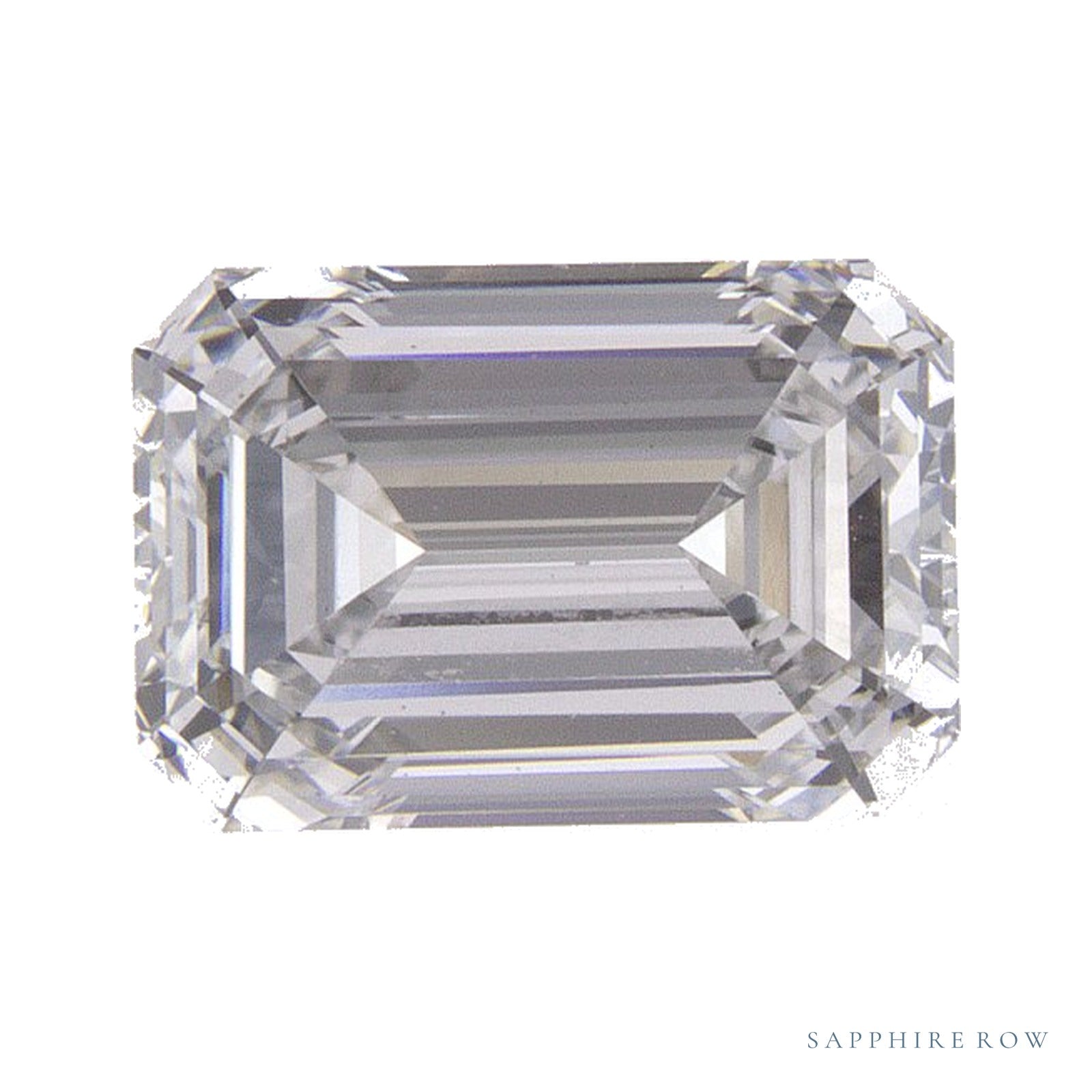 1.40 ct lab-grown diamond, emerald cut | Sapphire Row · cut4