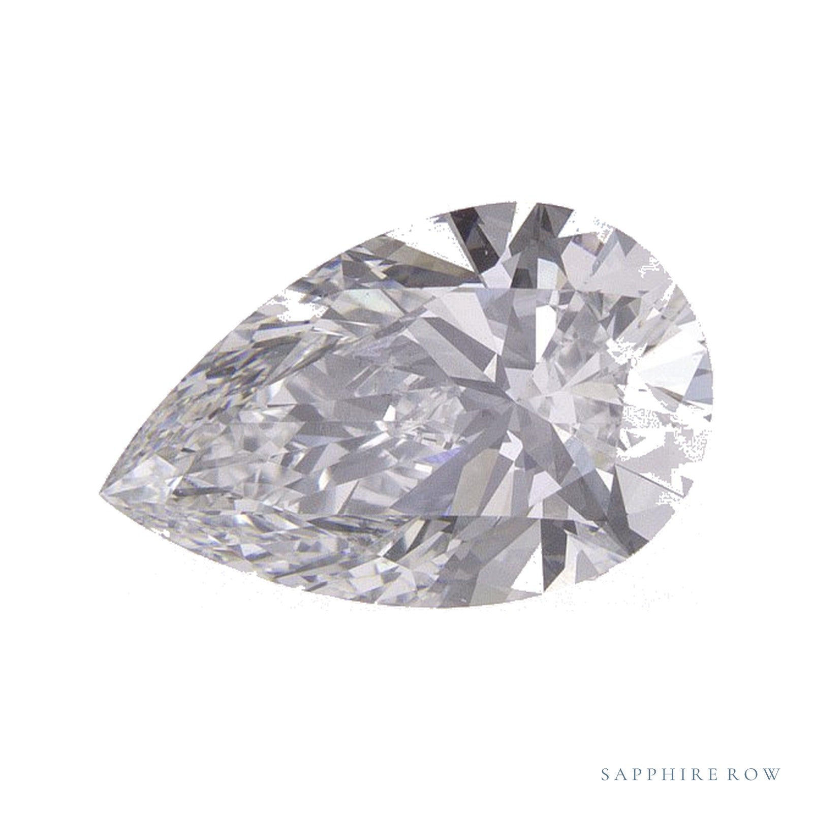 1.40 ct lab-grown diamond, pear cut | Sapphire Row · cut4