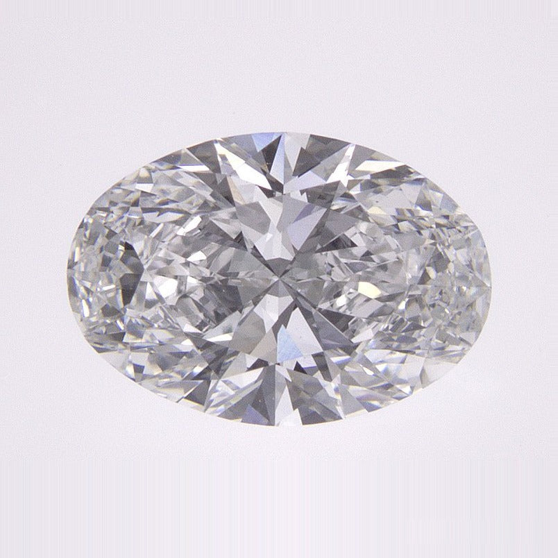 1.40 ct lab-grown diamond, oval cut | Sapphire Row · cut7