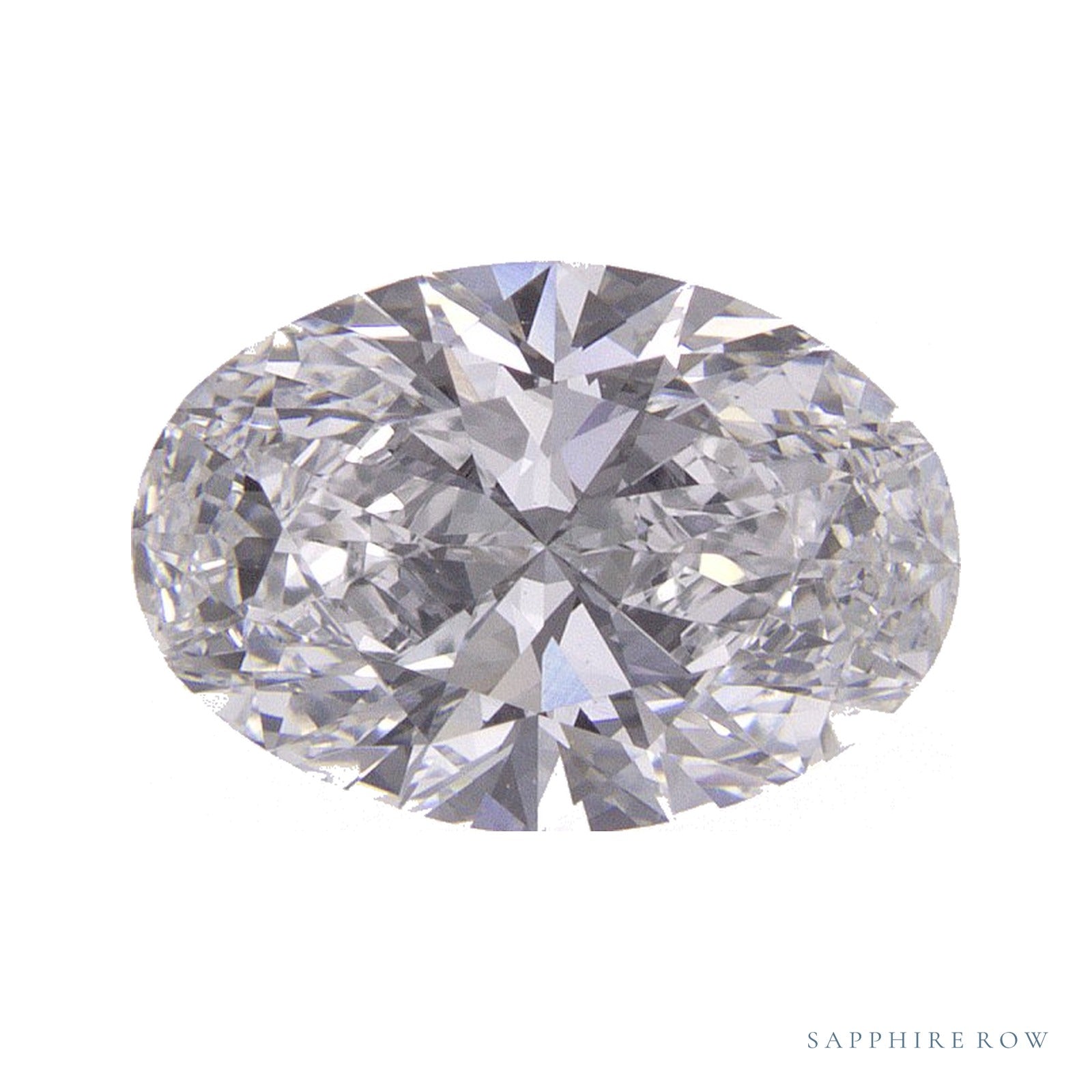 1.40 ct lab-grown diamond, oval cut | Sapphire Row · cut4