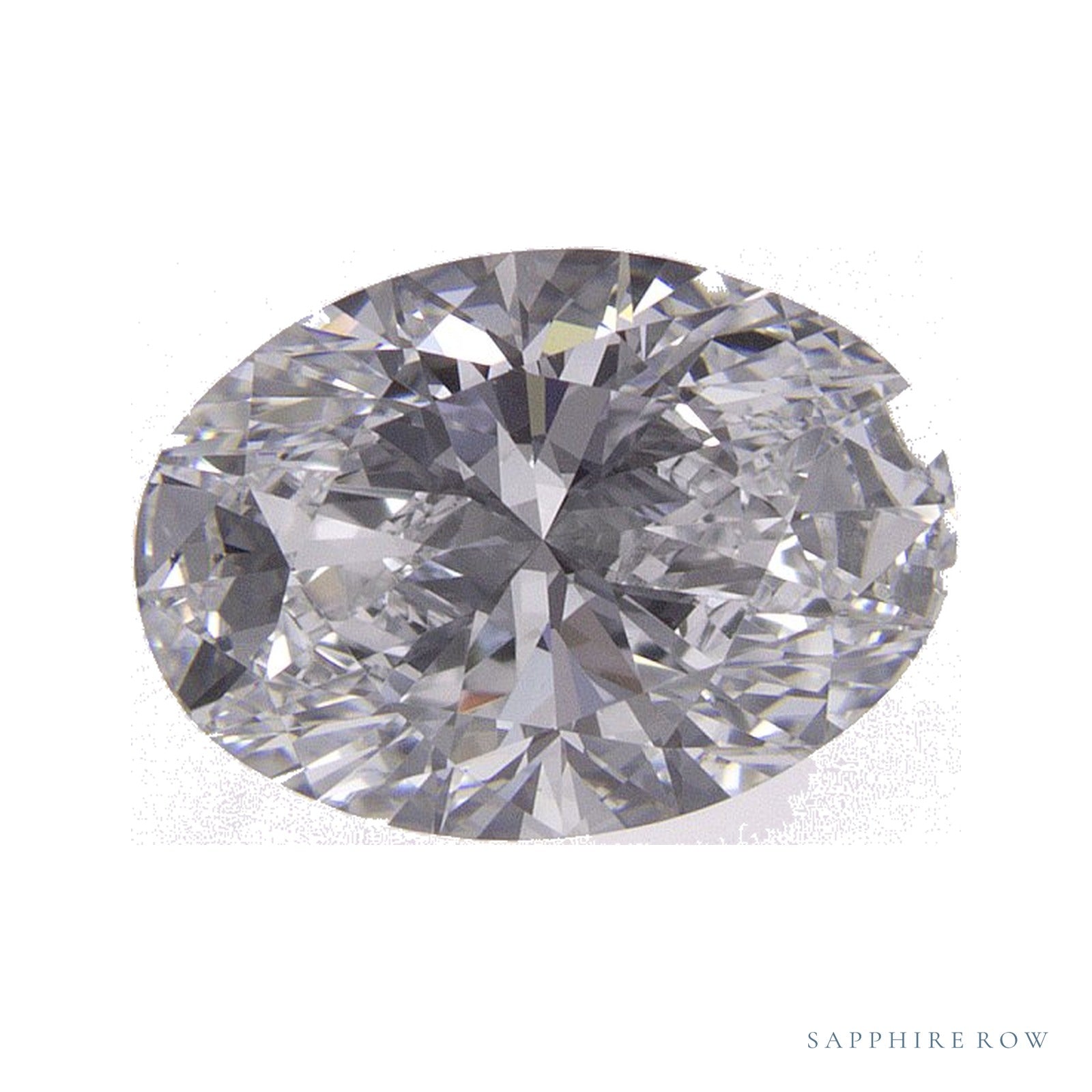 1.40 ct lab-grown diamond, oval cut | Sapphire Row · cut4