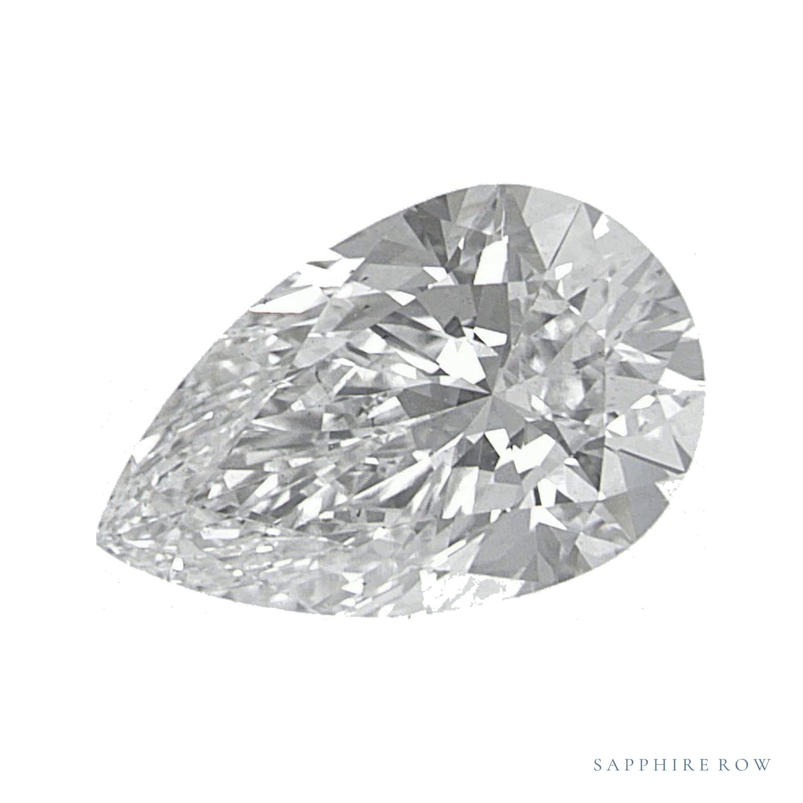 1.39 ct lab-grown diamond, pear cut | Sapphire Row · cut4