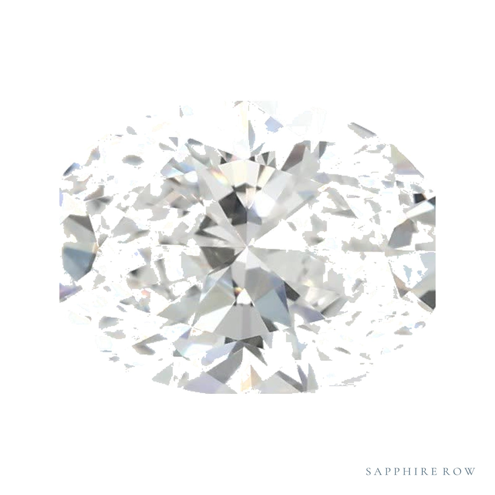 1.39 ct lab-grown diamond, oval cut | Sapphire Row · cut4