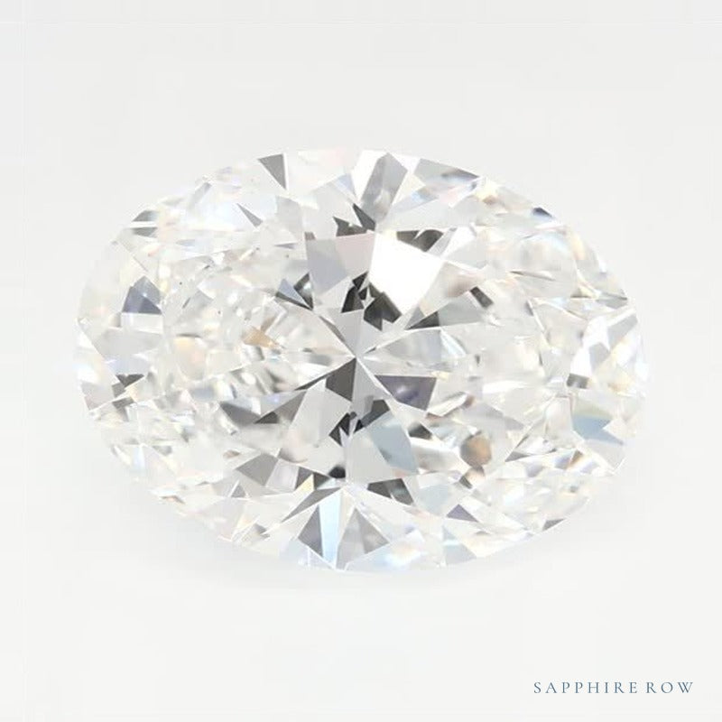 1.39 ct lab-grown diamond, oval cut | Sapphire Row · cut7