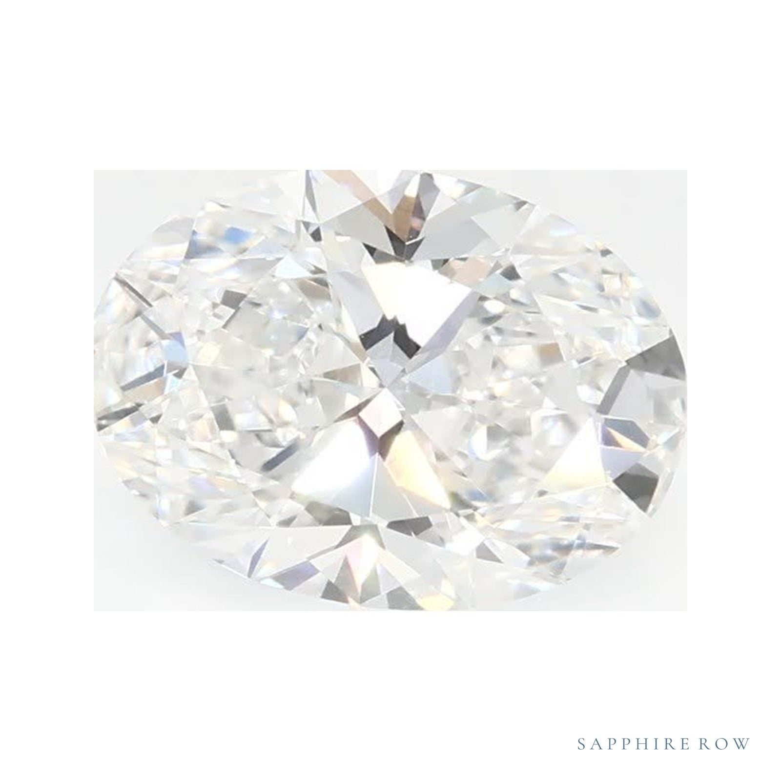 1.39 ct lab-grown diamond, oval cut | Sapphire Row · cut4