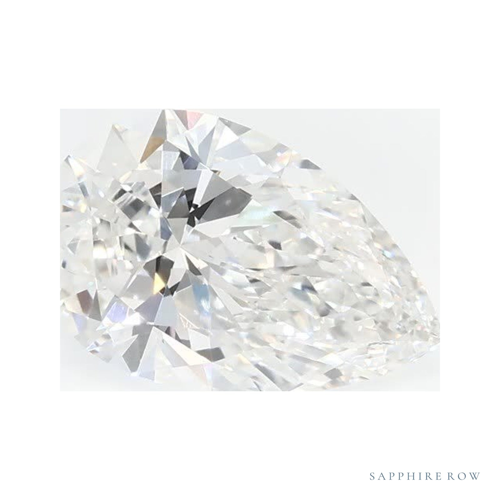 1.39 ct lab-grown diamond, pear cut | Sapphire Row · cut4