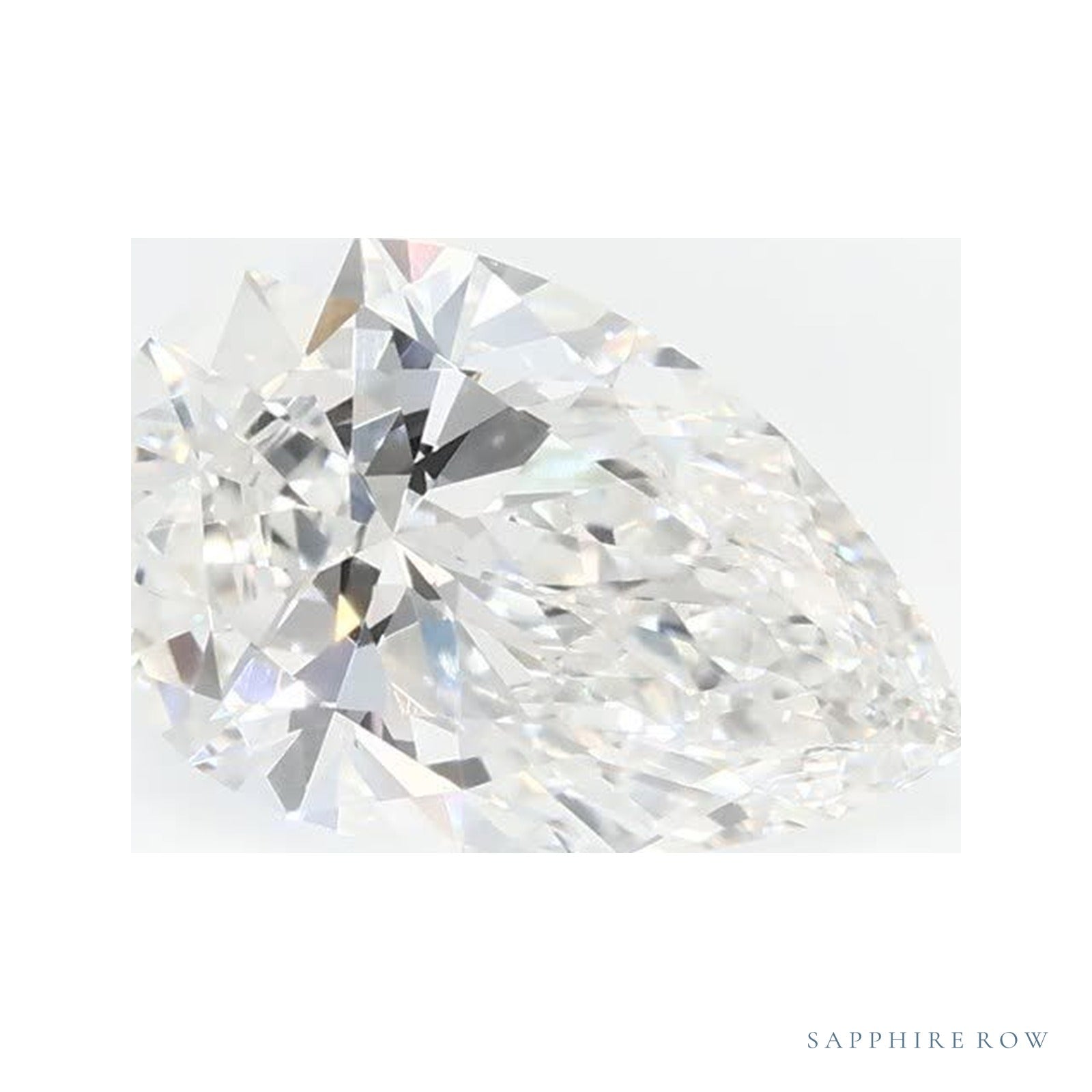 1.39 ct lab-grown diamond, pear cut | Sapphire Row · cut4