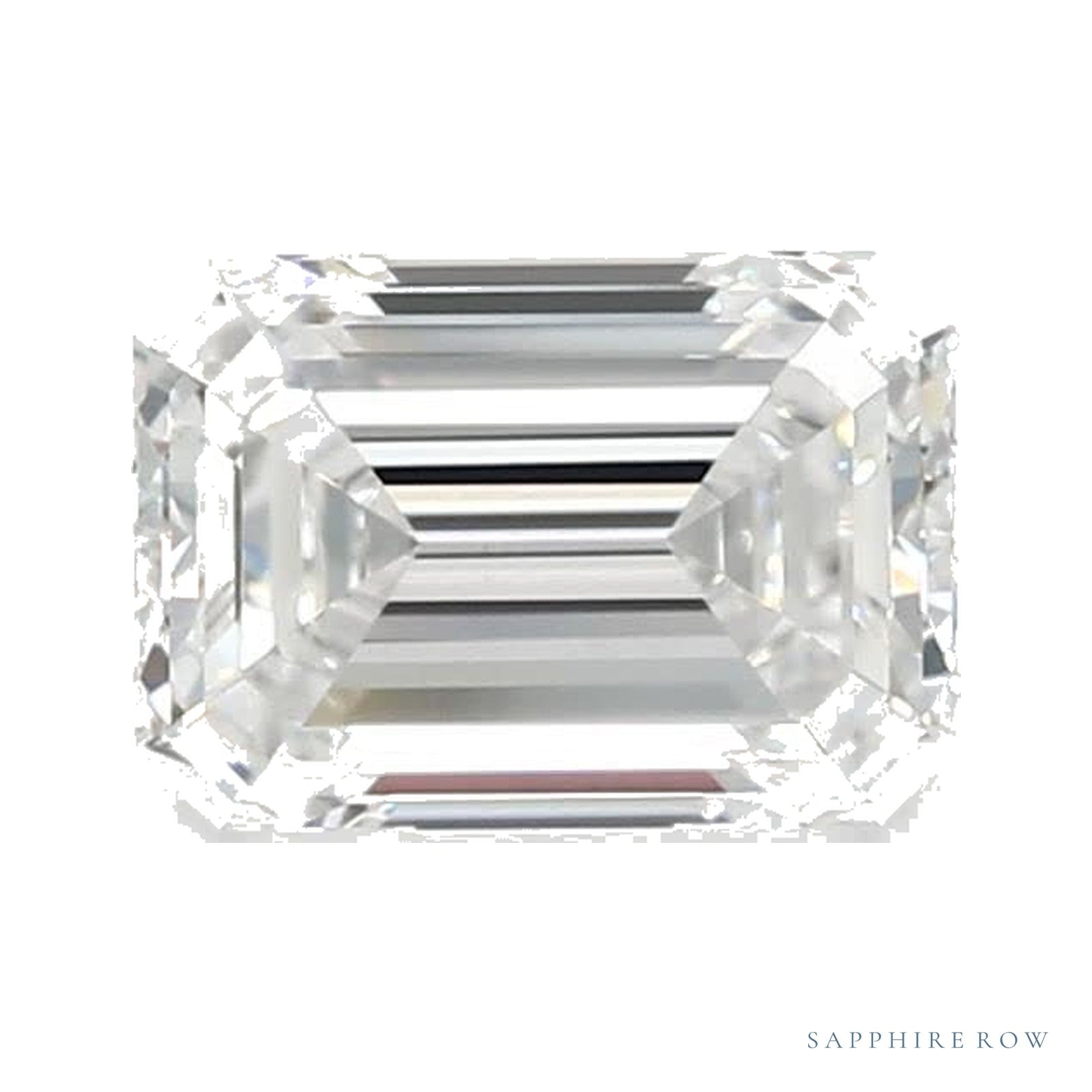 1.39 ct lab-grown diamond, emerald cut | Sapphire Row · cut4