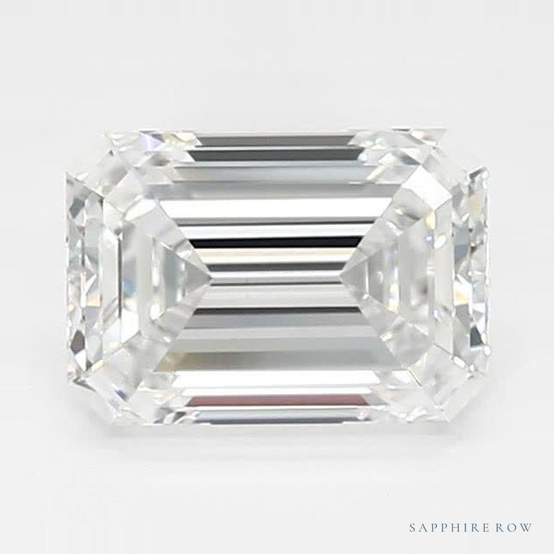 1.39 ct lab-grown diamond, emerald cut | Sapphire Row · cut6
