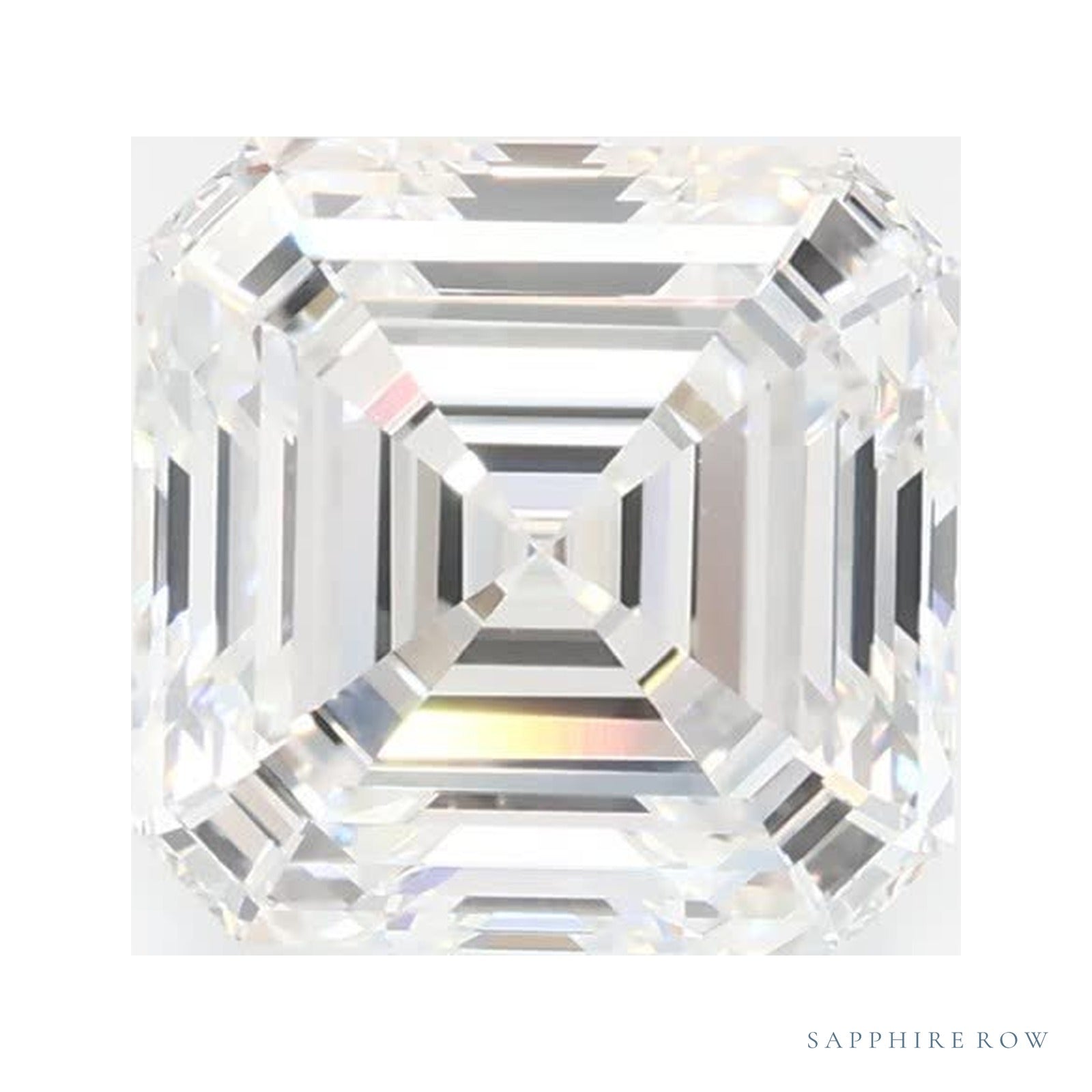 1.39 ct lab-grown diamond, asscher cut | Sapphire Row · cut4