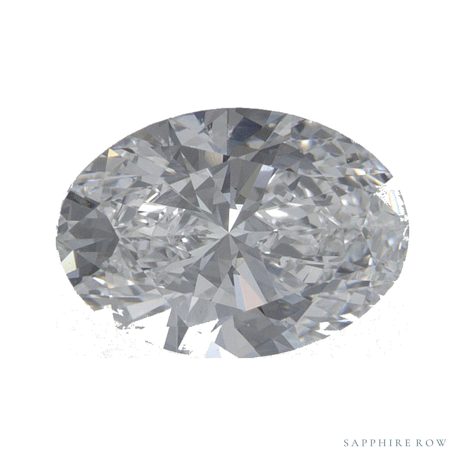 1.39 ct lab-grown diamond, oval cut | Sapphire Row · cut4