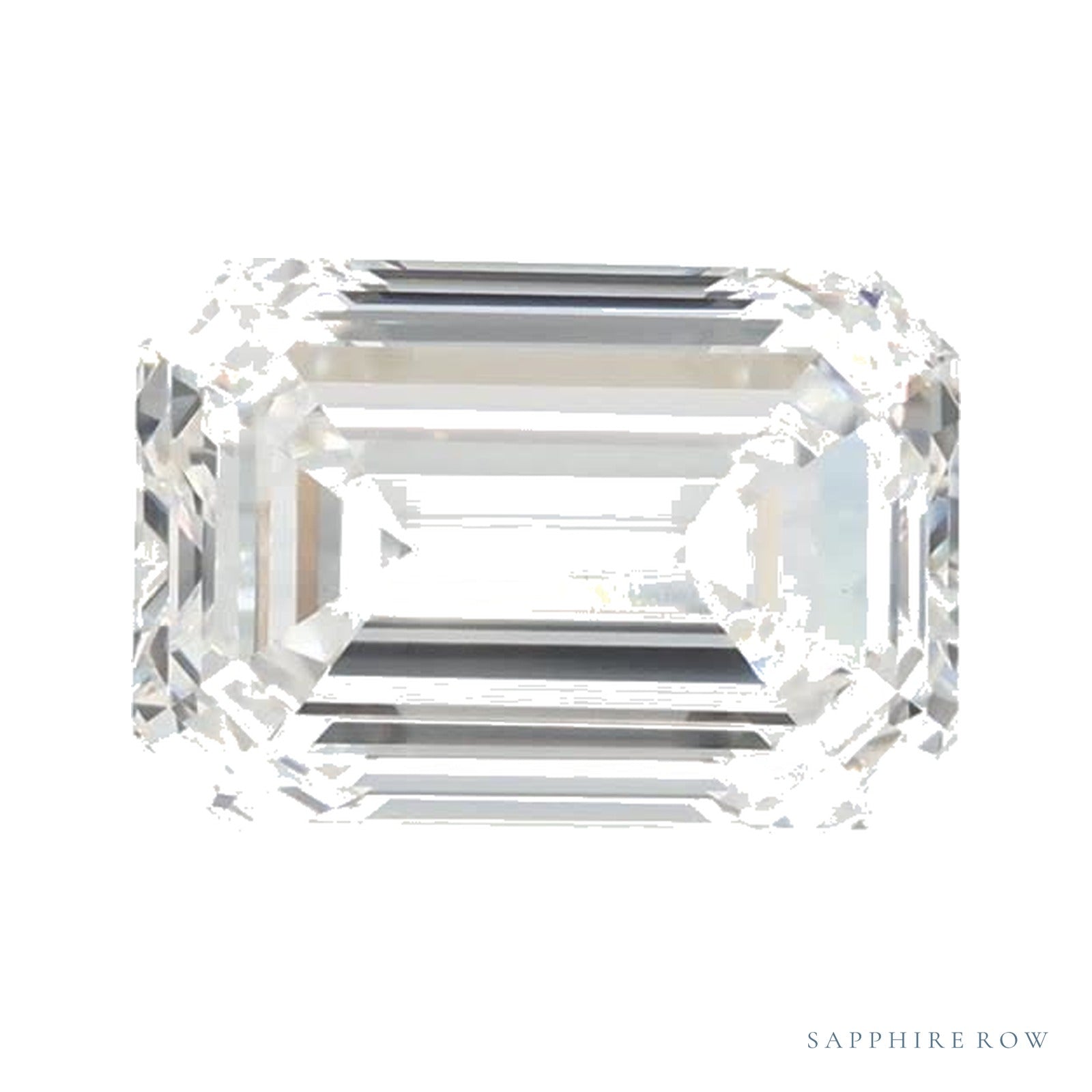1.39 ct lab-grown diamond, emerald cut | Sapphire Row · cut4
