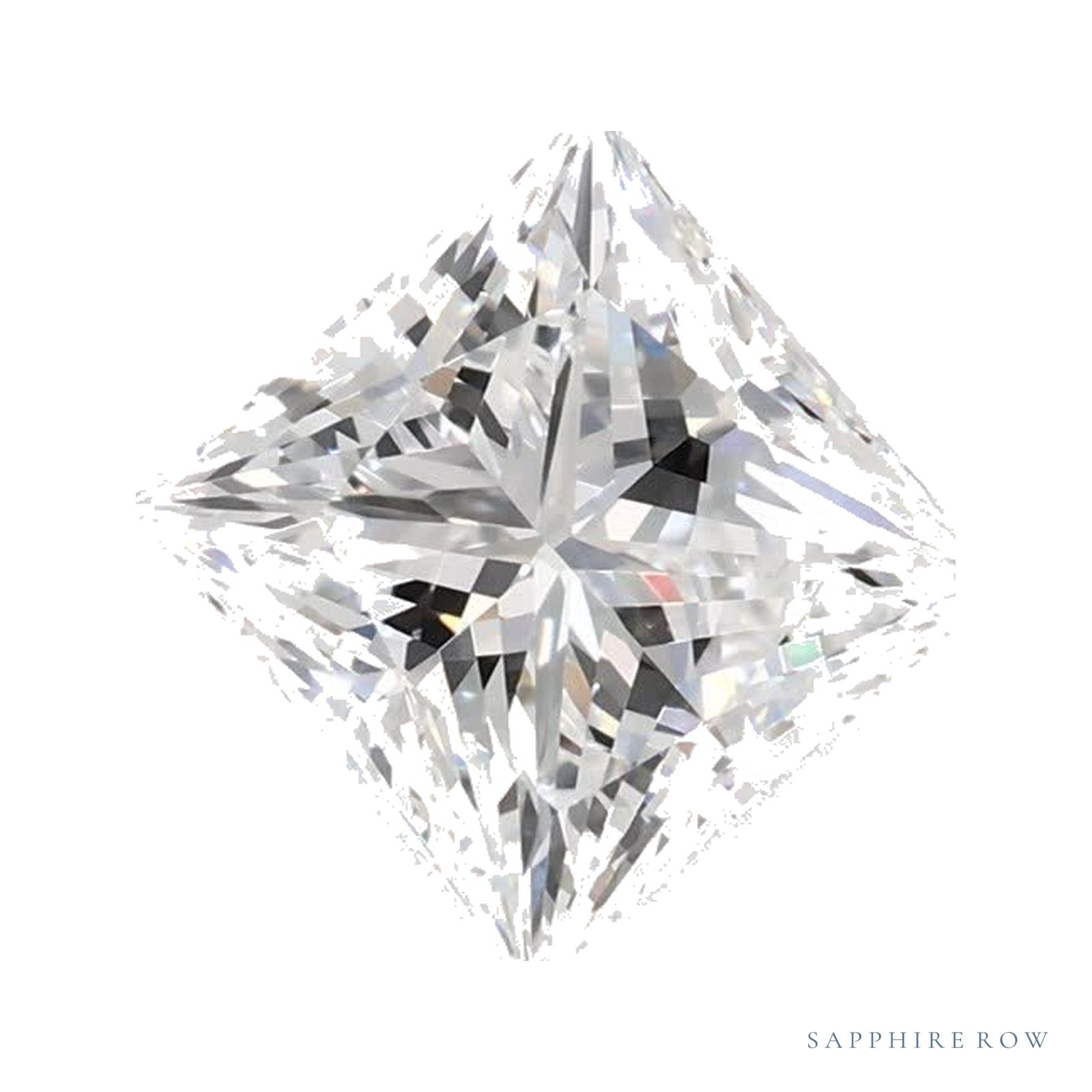 1.39 ct lab-grown diamond, square cut | Sapphire Row · cut4