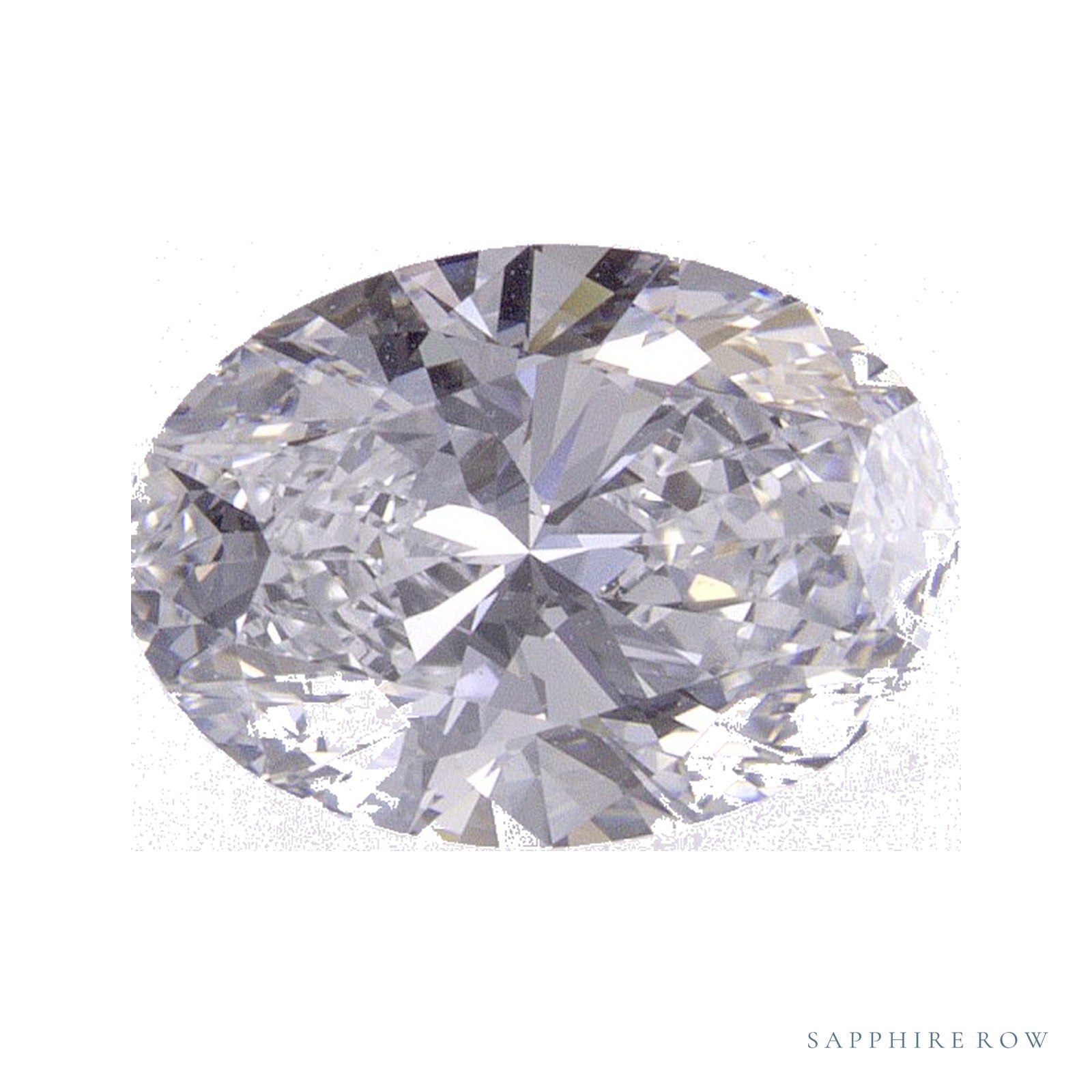 1.39 ct lab-grown diamond, oval cut | Sapphire Row · cut4