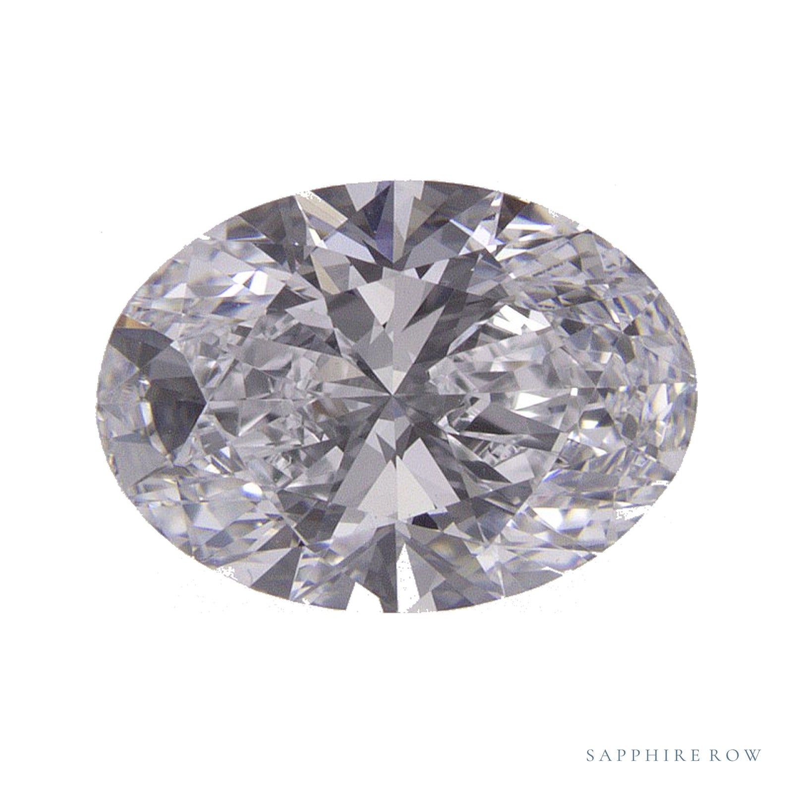 1.39 ct lab-grown diamond, oval cut | Sapphire Row · cut4